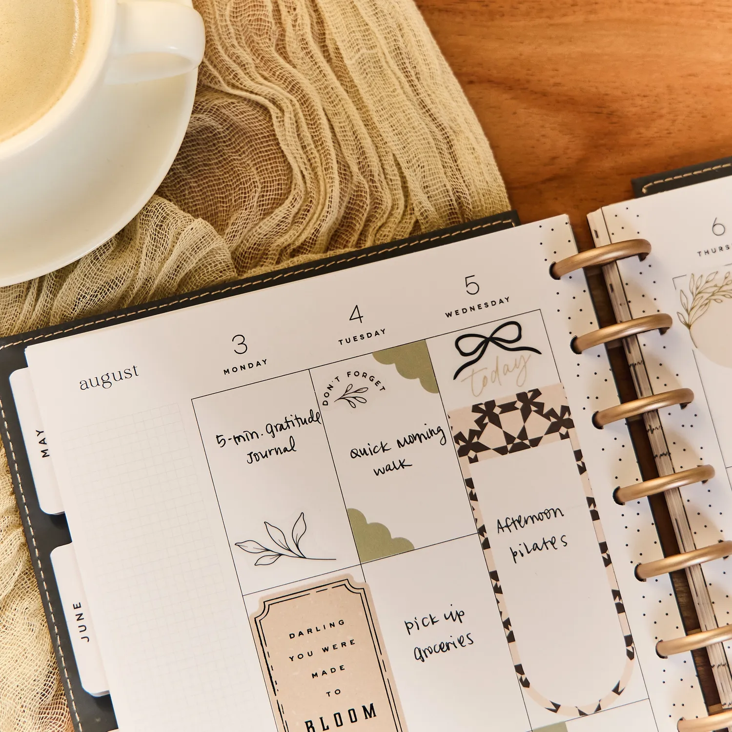 Happy Planner Heritage Charm 2026 agenda Classic vertical 12 mois