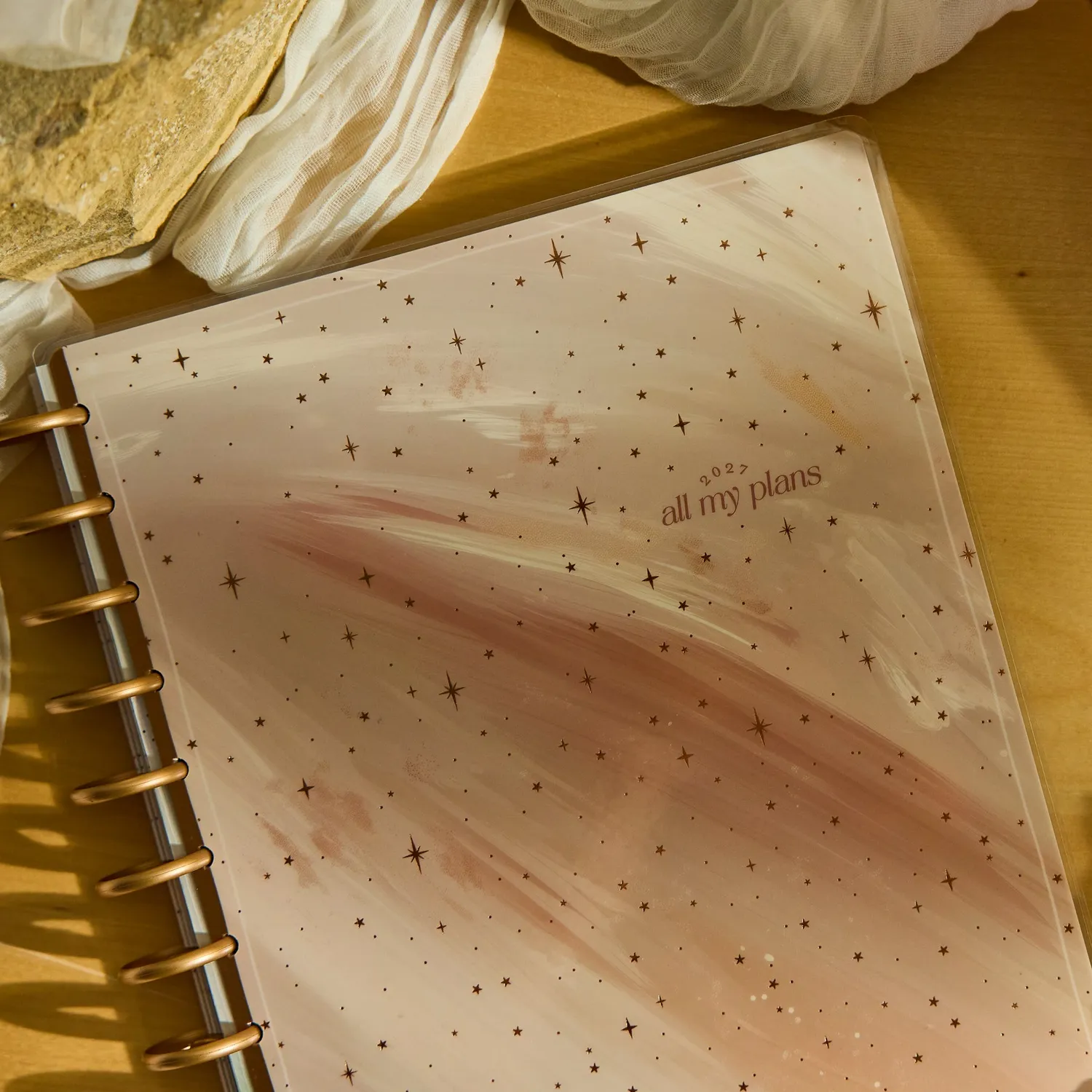 Happy Planner Starlit Glow agenda Big 2027 horizontal