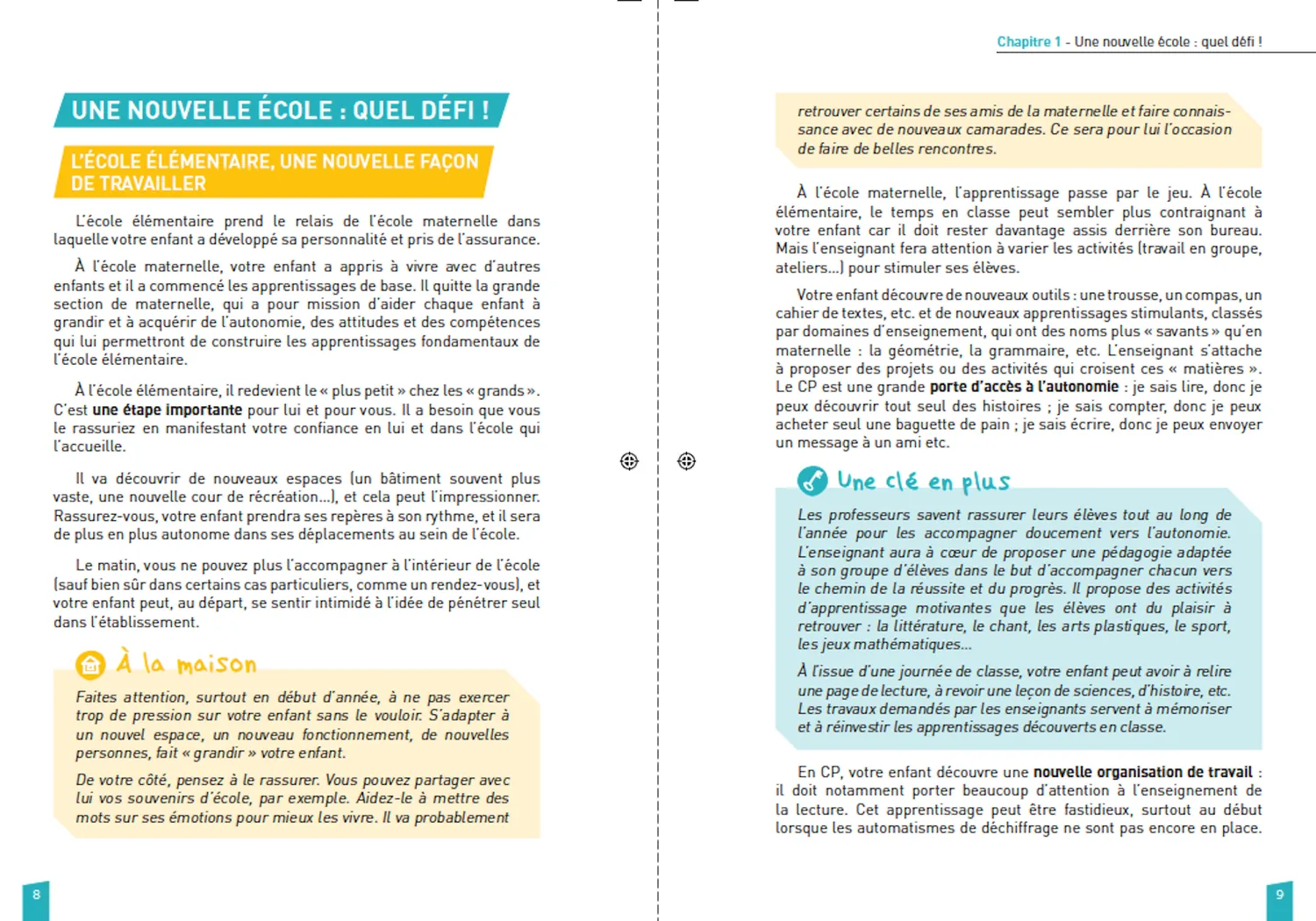 Incollables École élémentaire guide parents accompagner enfant