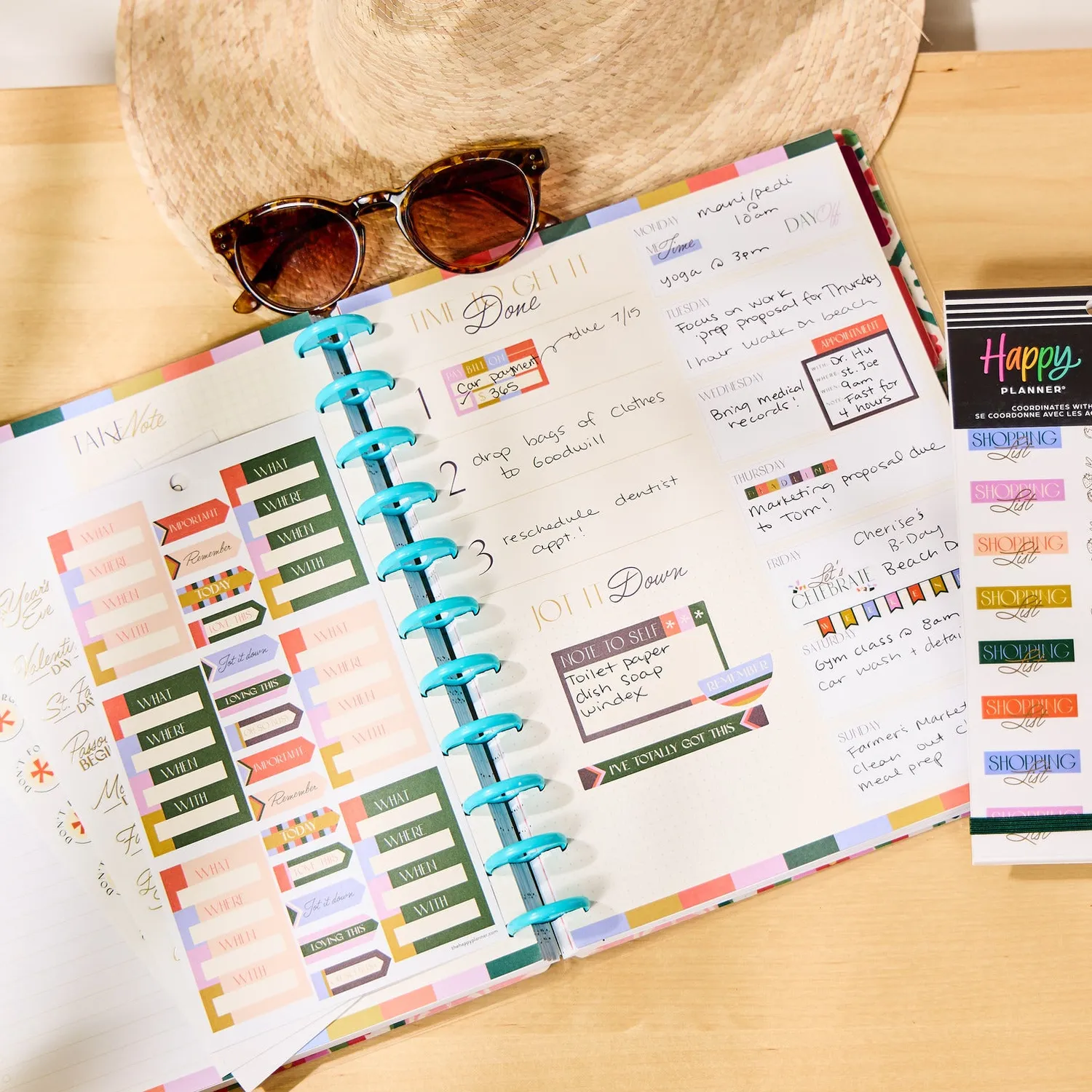 Happy Planner Priorities & Plans stickers Value Pack 973