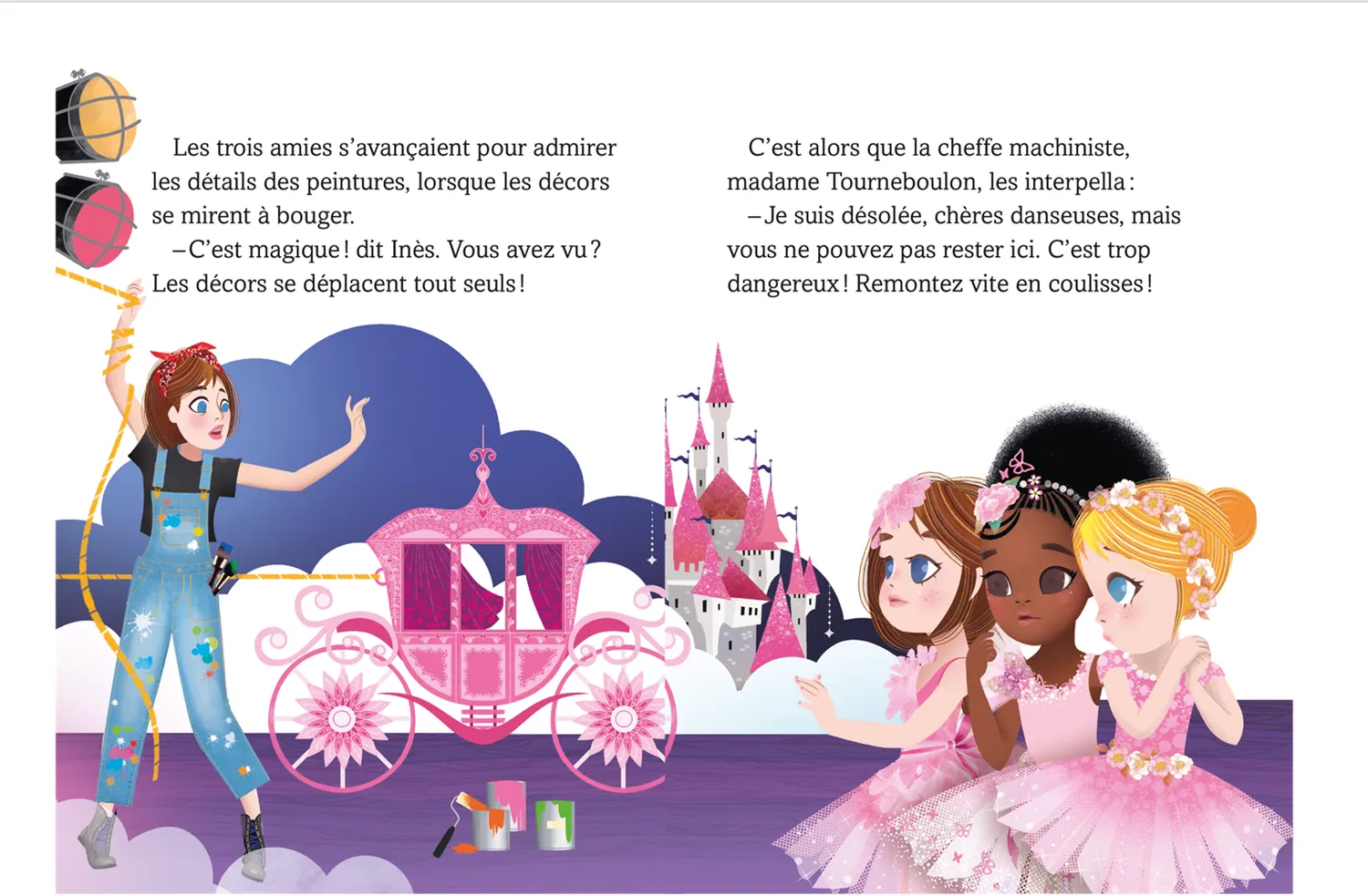 Frigobloc Une deux trois Danseuses Tome 5 roman danse 6 ans
