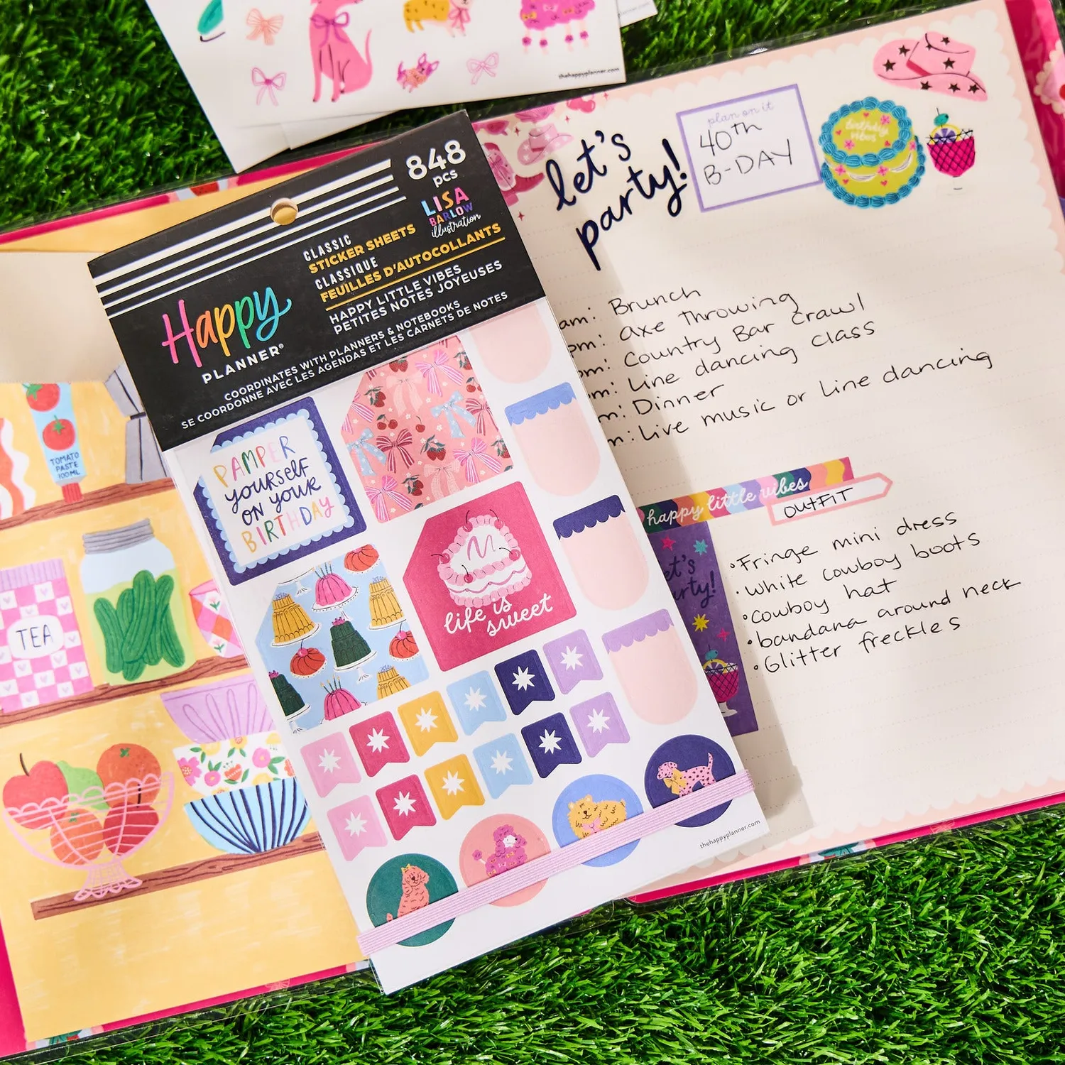 Happy Planner Happy Little Vibes stickers value pack 848 pcs