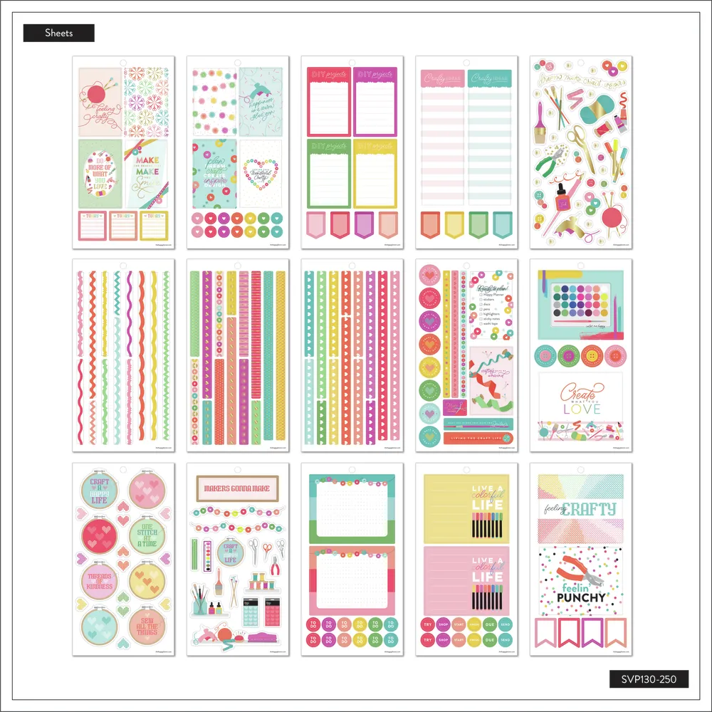 Me & my big ideas Miss Maker stickers Big 493 pièces