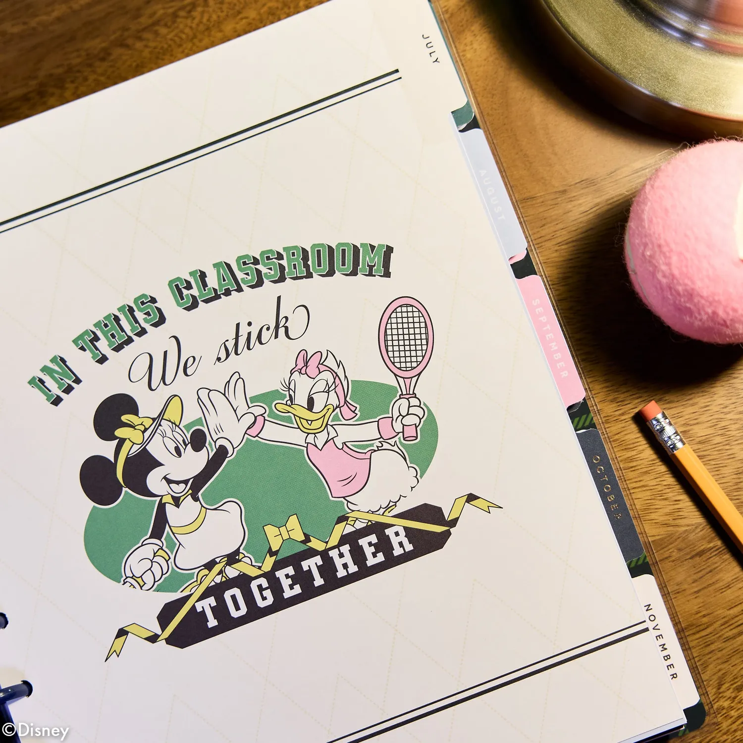 Happy Planner Minnie Daisy agenda professeur Big 12 mois 2026-2027
