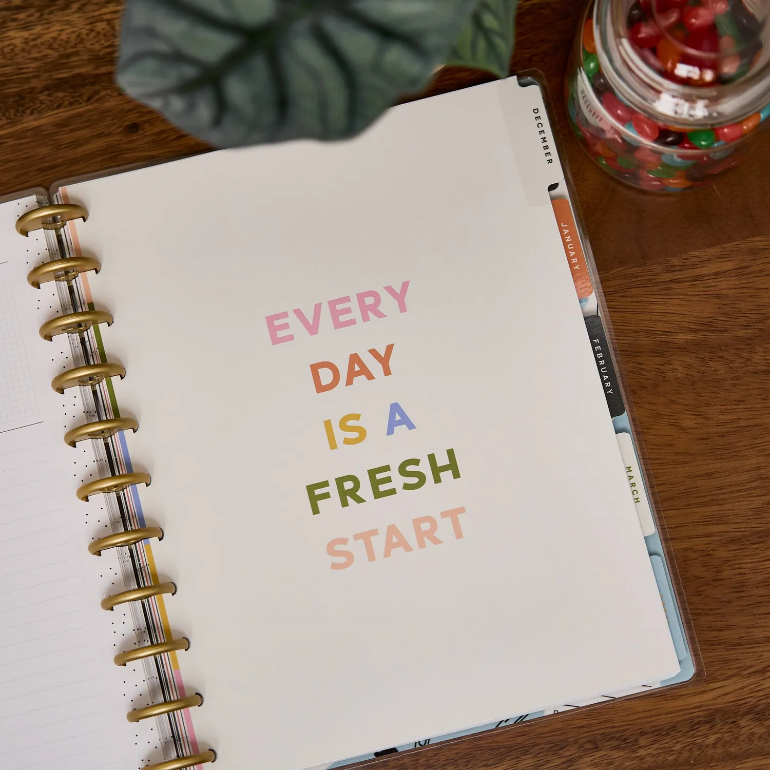 Happy Planner School Doodles Ivory agenda enseignant Big 2026-2027