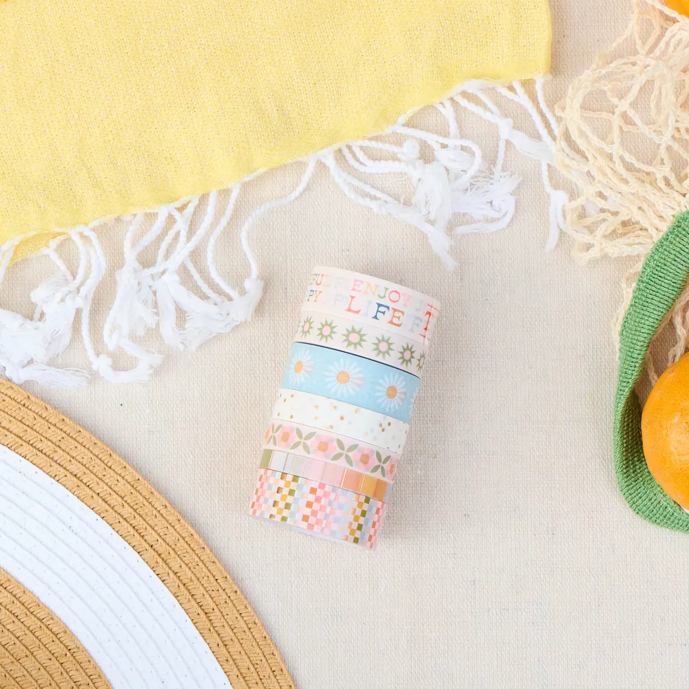 Happy Planner Simple Joys washi tape 7 rouleaux floral