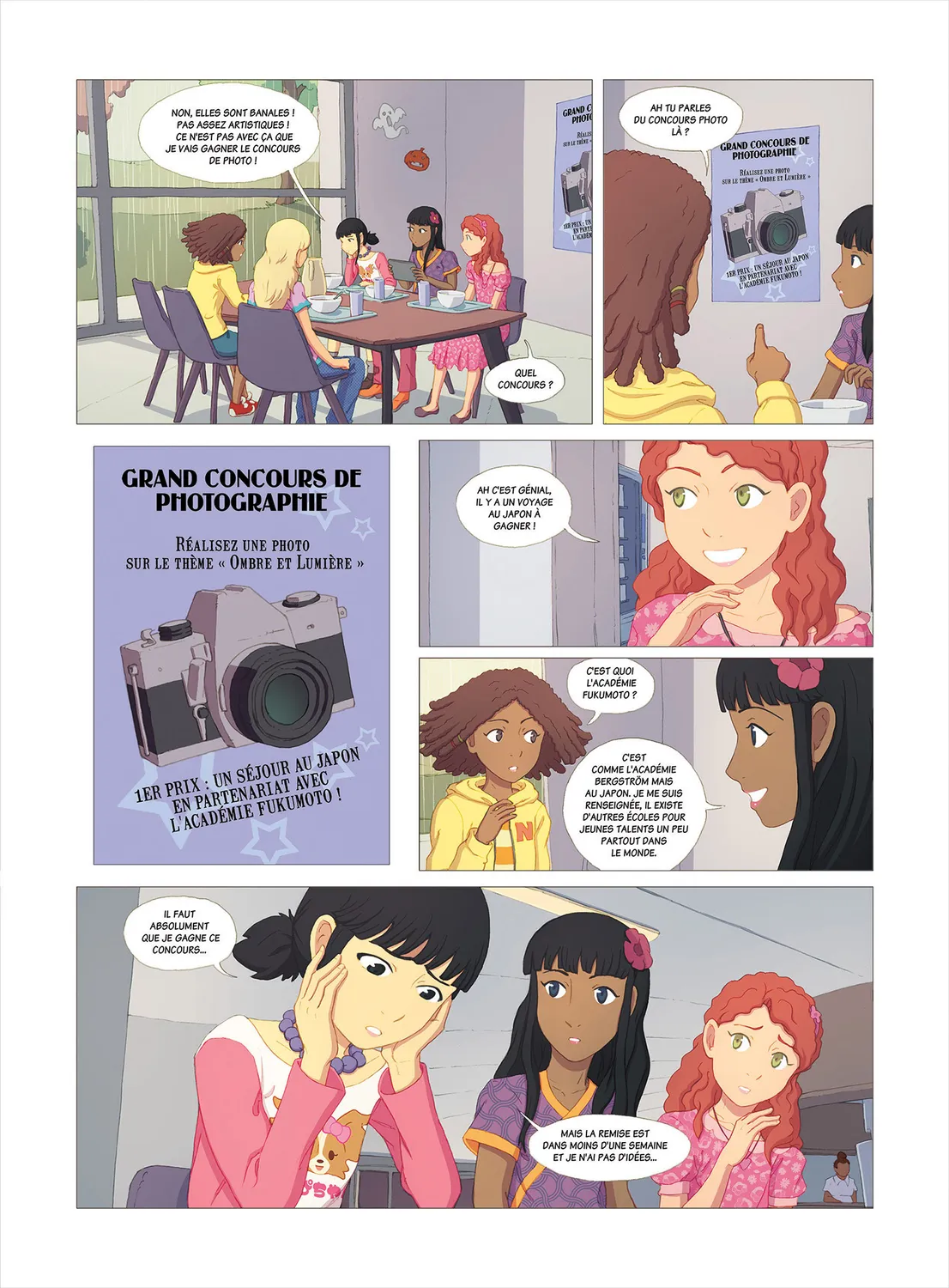Kinra Girls Tome 3 Un fantôme à l'académie BD Halloween