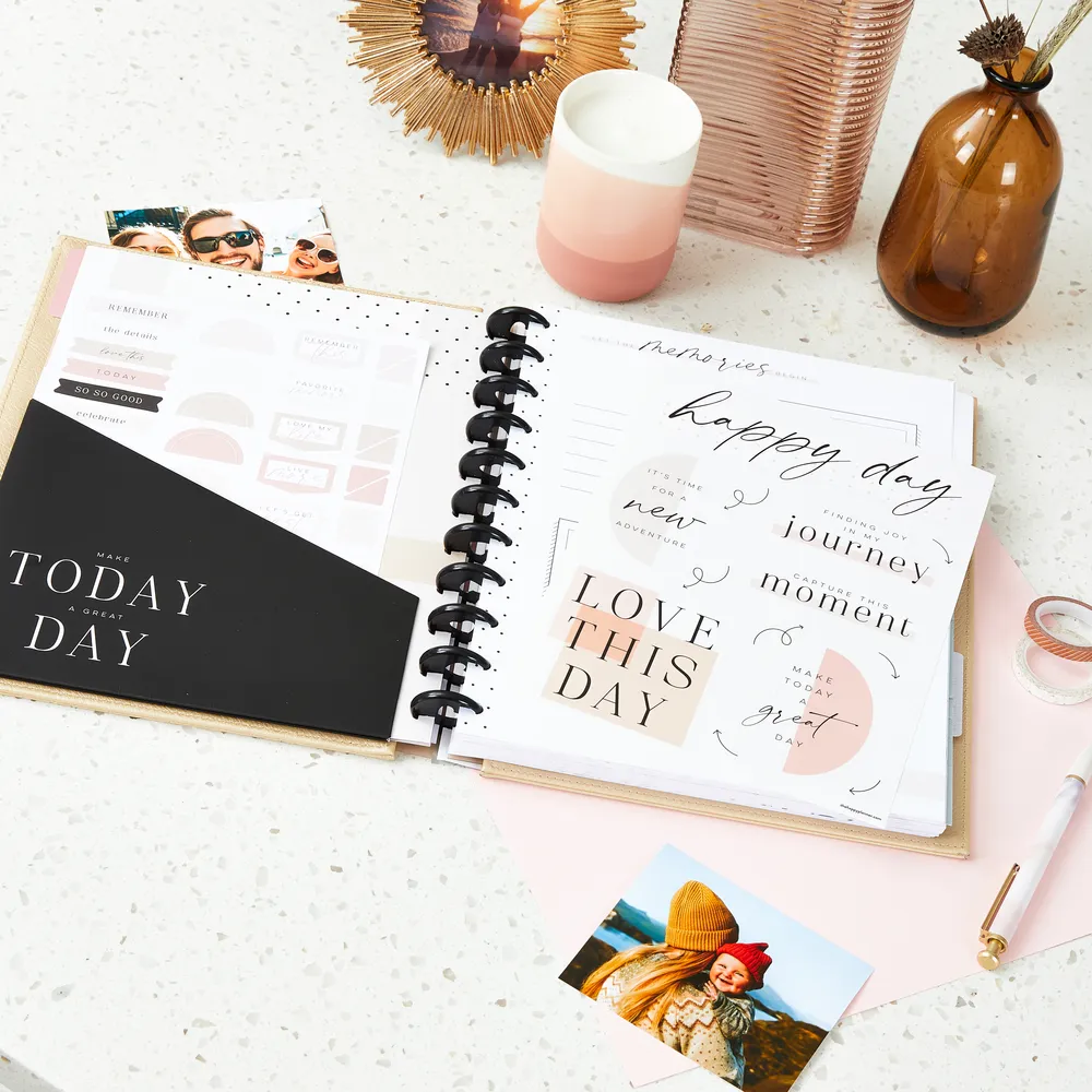 Happy Memory Keeping Love This Moment recharge Big journal
