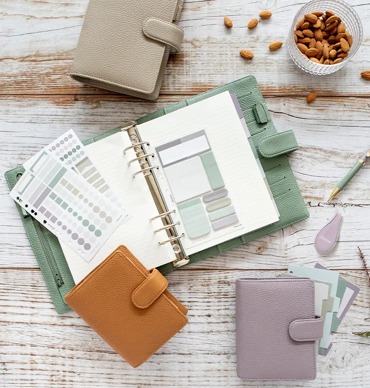Filofax Norfolk Pocket organiseur cuir taupe