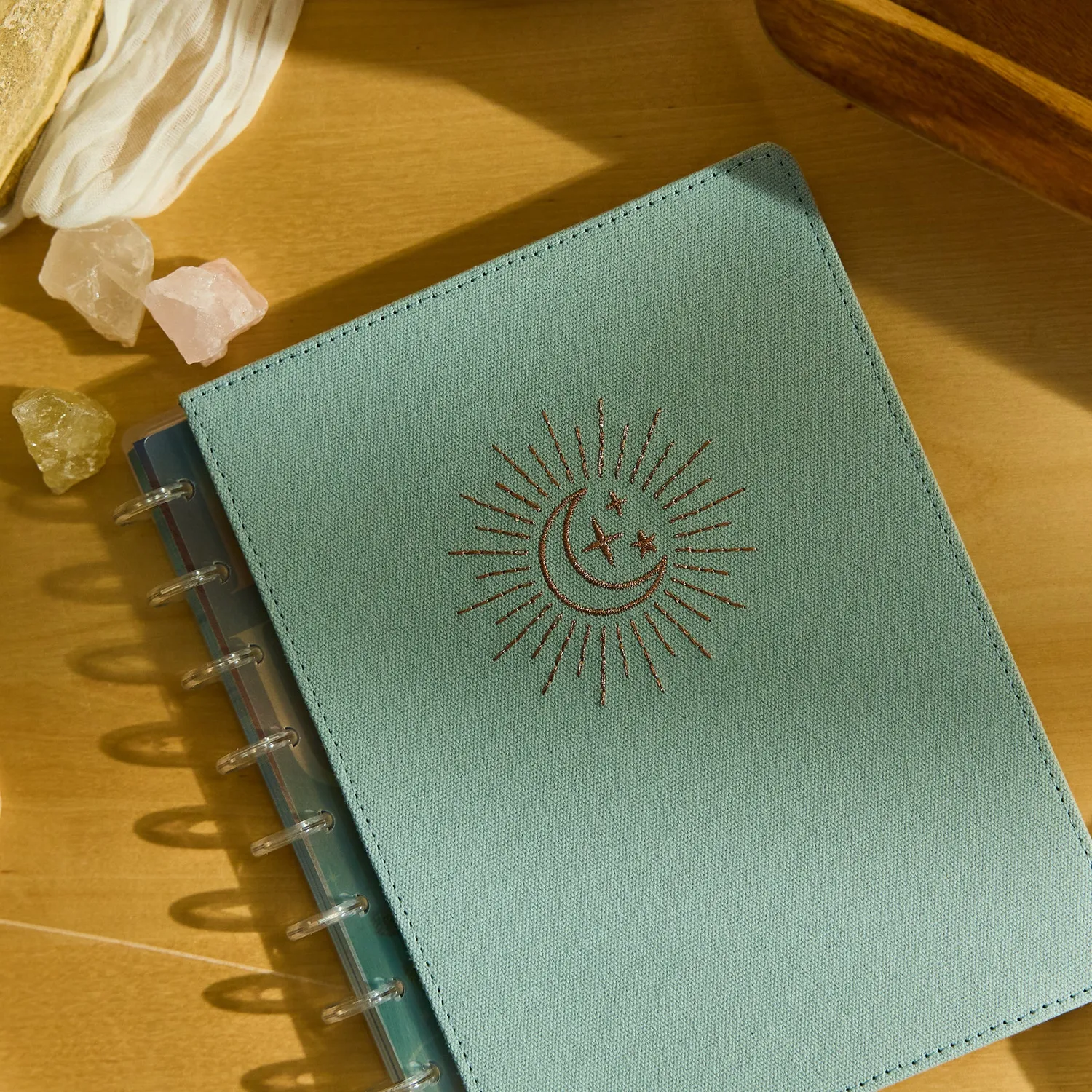 Happy Planner Starlit Glow couverture brodée Classic