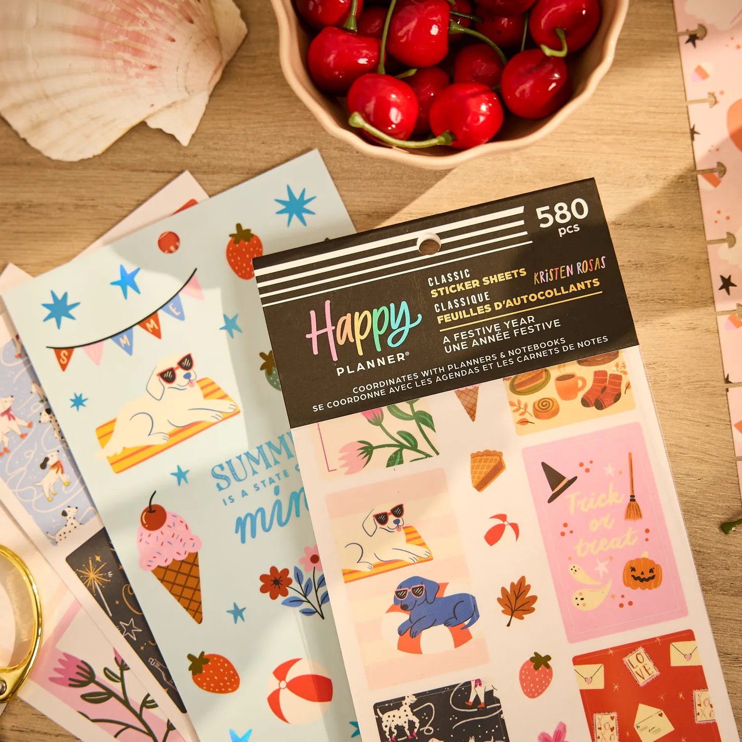 Happy Planner A Festive Year stickers classiques 30 planches