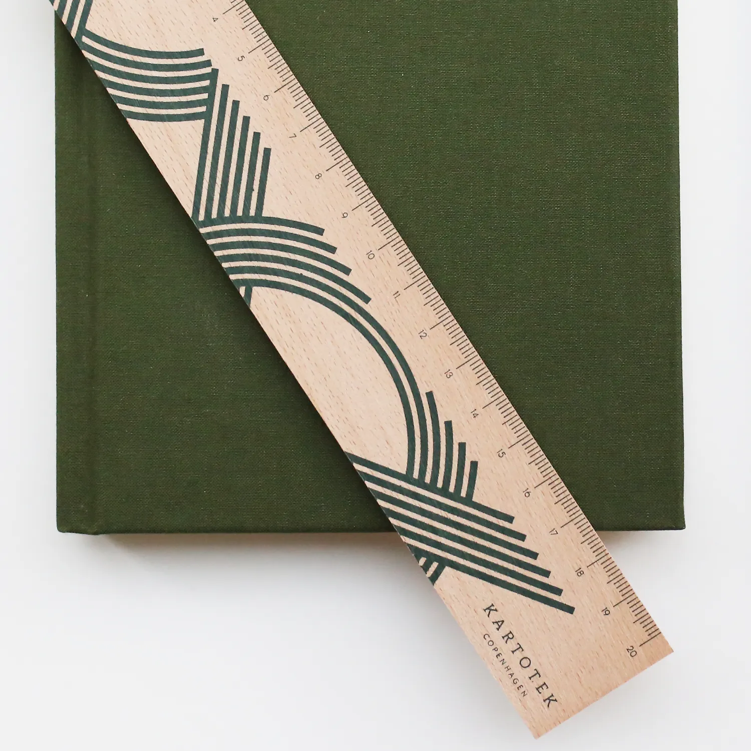 Kartotek Wooden Ruler 20 règle bois 20 cm