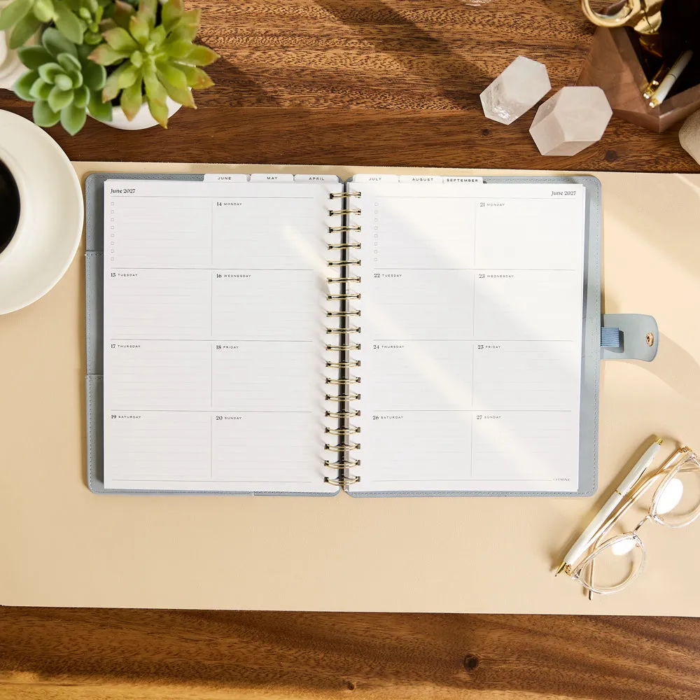 Citrine Pastel Horizon agenda 2027 spirale Classic 12 mois