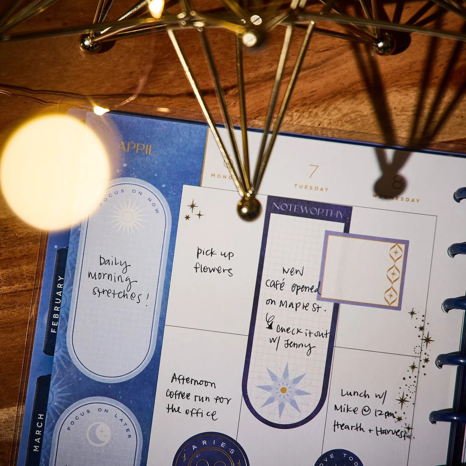 Happy Planner Star Signs planner vertical 2026 12 mois