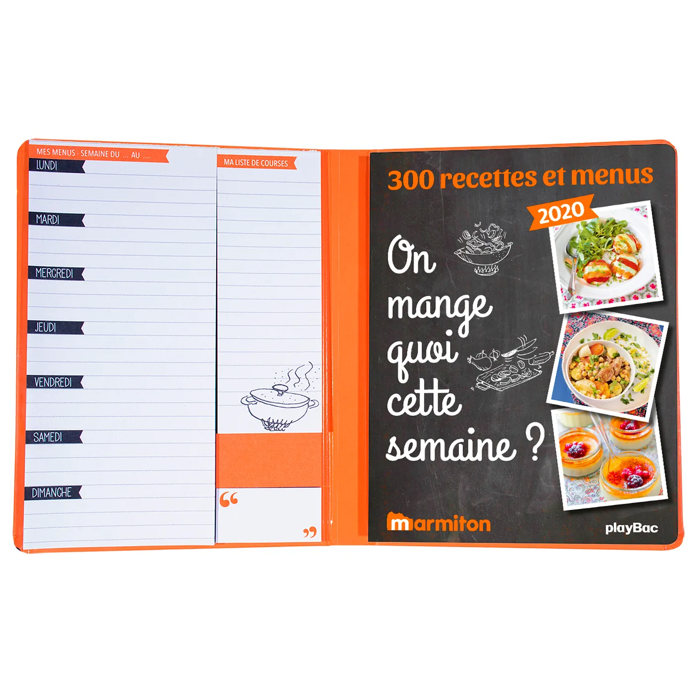 Frigobloc Marmiton Note+book livre recettes planificateur