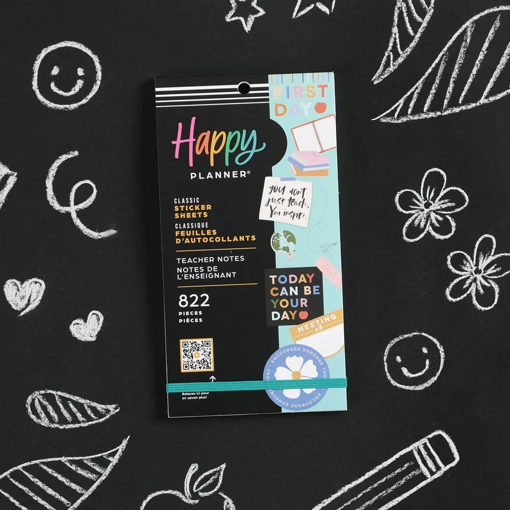 Happy Planner Teacher Notes stickers 30 pages 822