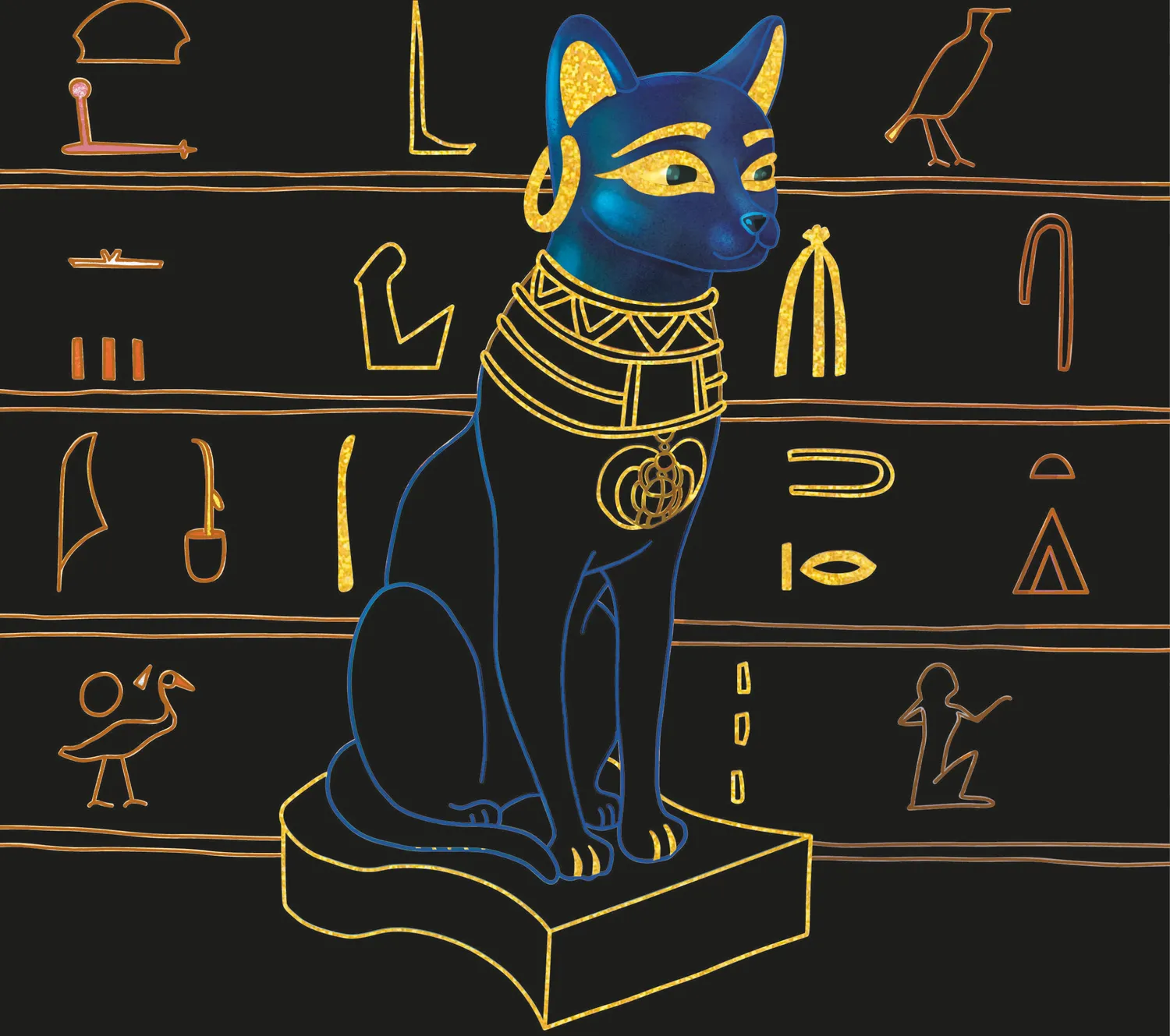 Frigobloc Ma pochette Egypte cartes à gratter loisir créatif