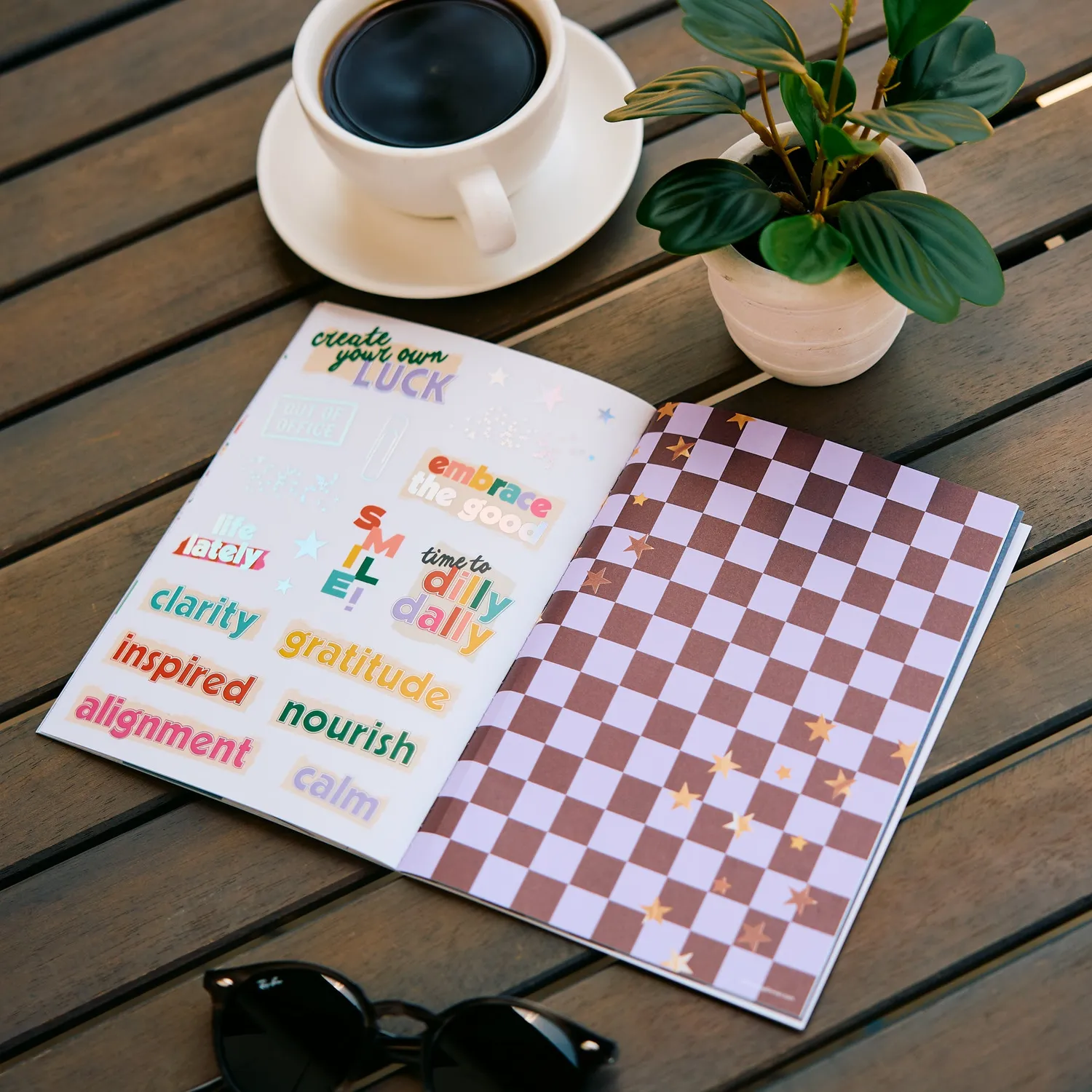 Happy Planner Collage Papers carnet stickers folio A5