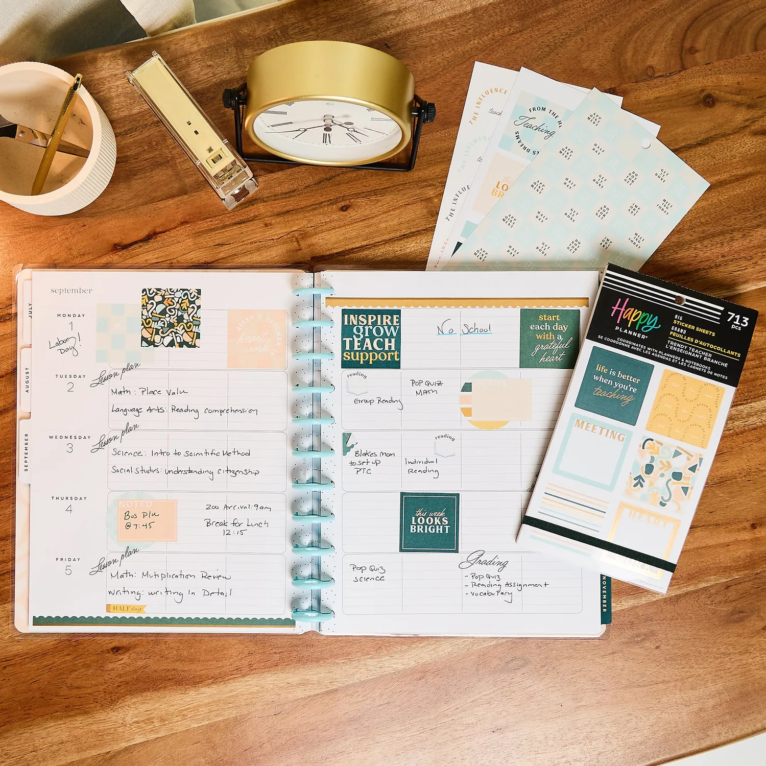 Me & my big ideas Trendy Teacher stickers Big 30 feuilles classe