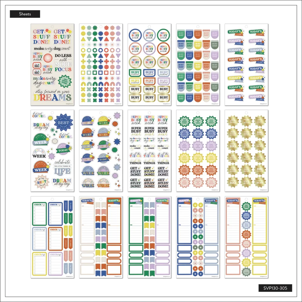 Happy Planner Everybody's Business Value Pack stickers 1075 business