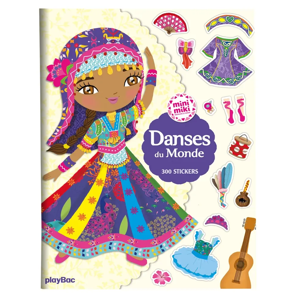 Frigobloc Minimiki Stickers Danses du monde 300 autocollants