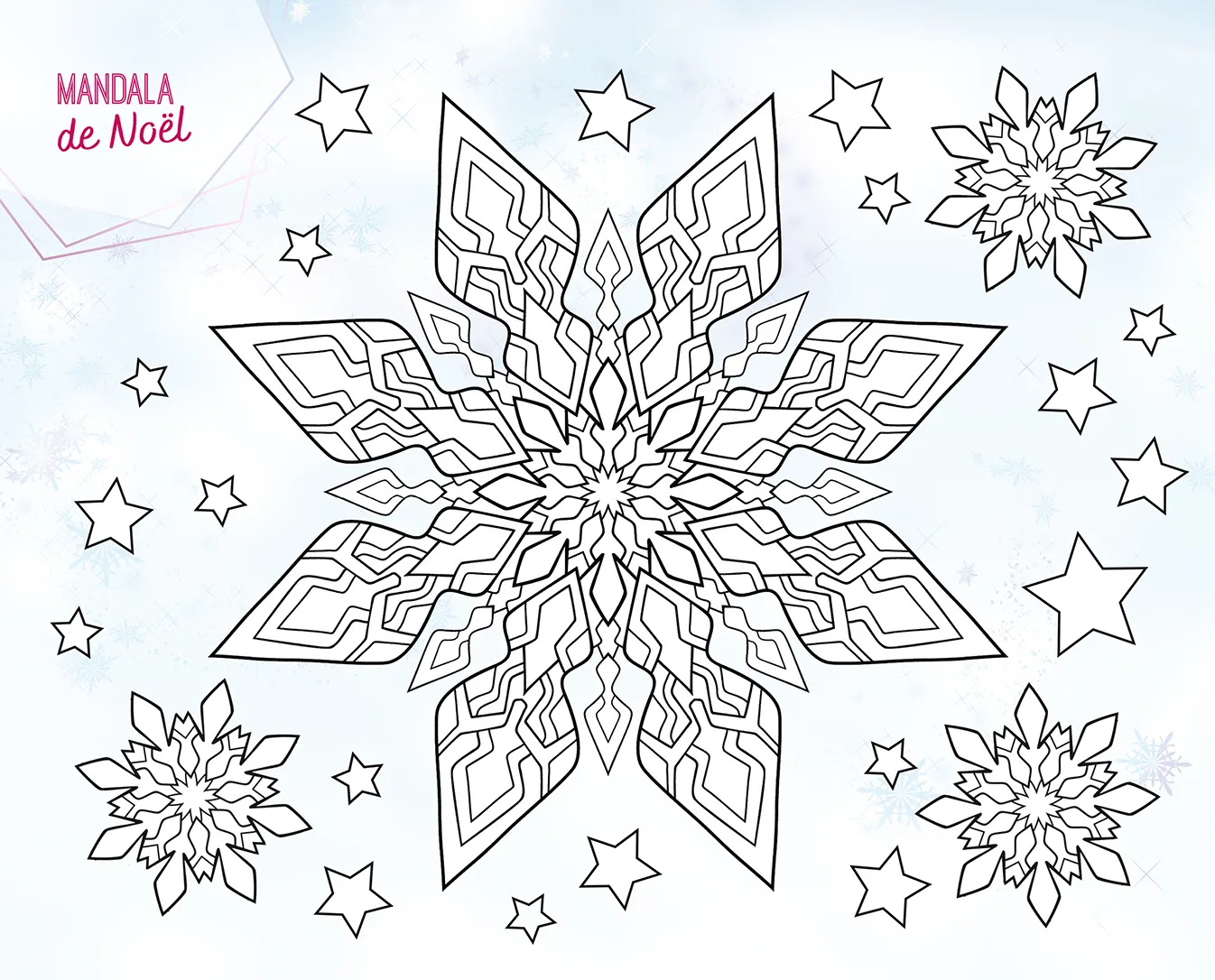 Frigobloc Licornes de Rêve Magie de Noël carnet créatif