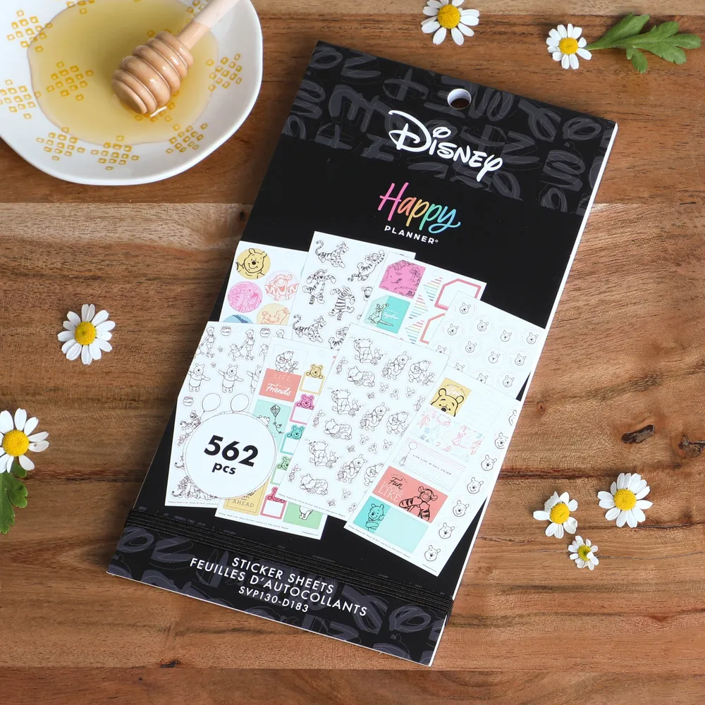 Happy Planner Winnie l’Ourson autocollants 562 pièces