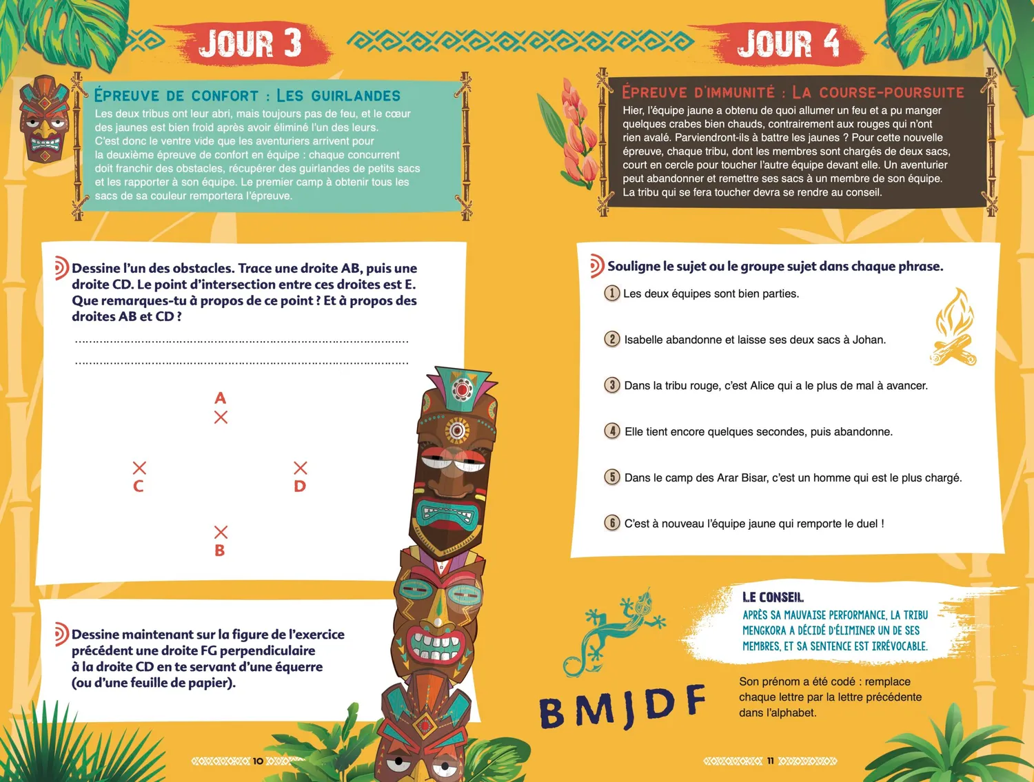 Incollables Koh-Lanta CE2 CM1 cahier vacances 8-9 ans