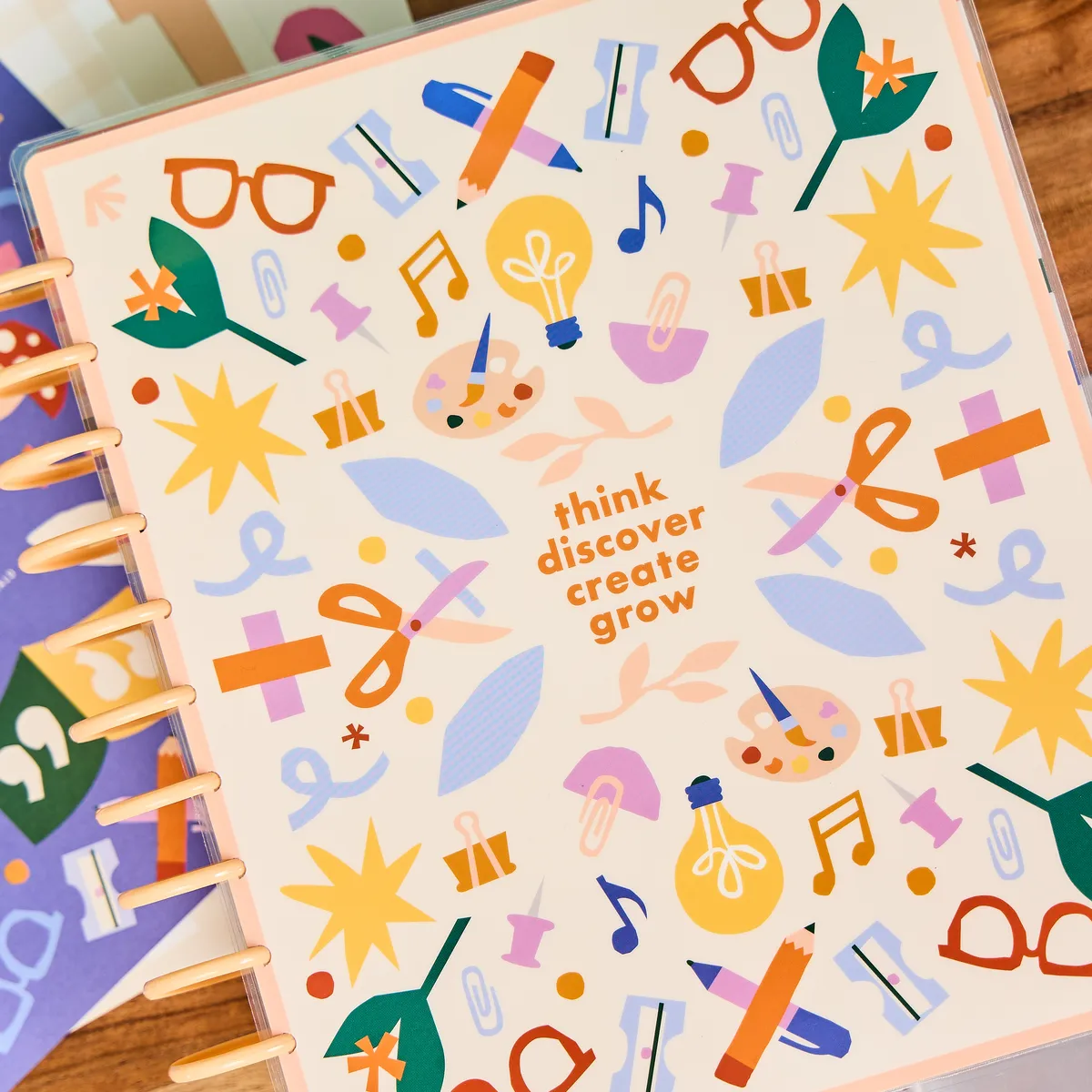 Happy Planner Heart Work Teacher organiseur maîtresse pochettes
