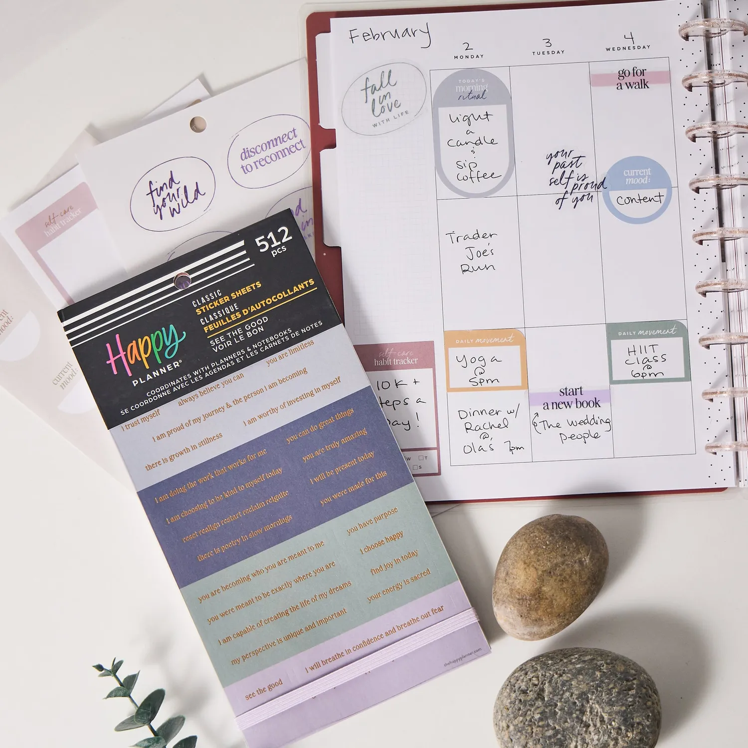 Me & my big ideas See the Good stickers value pack 30 planches affirmations