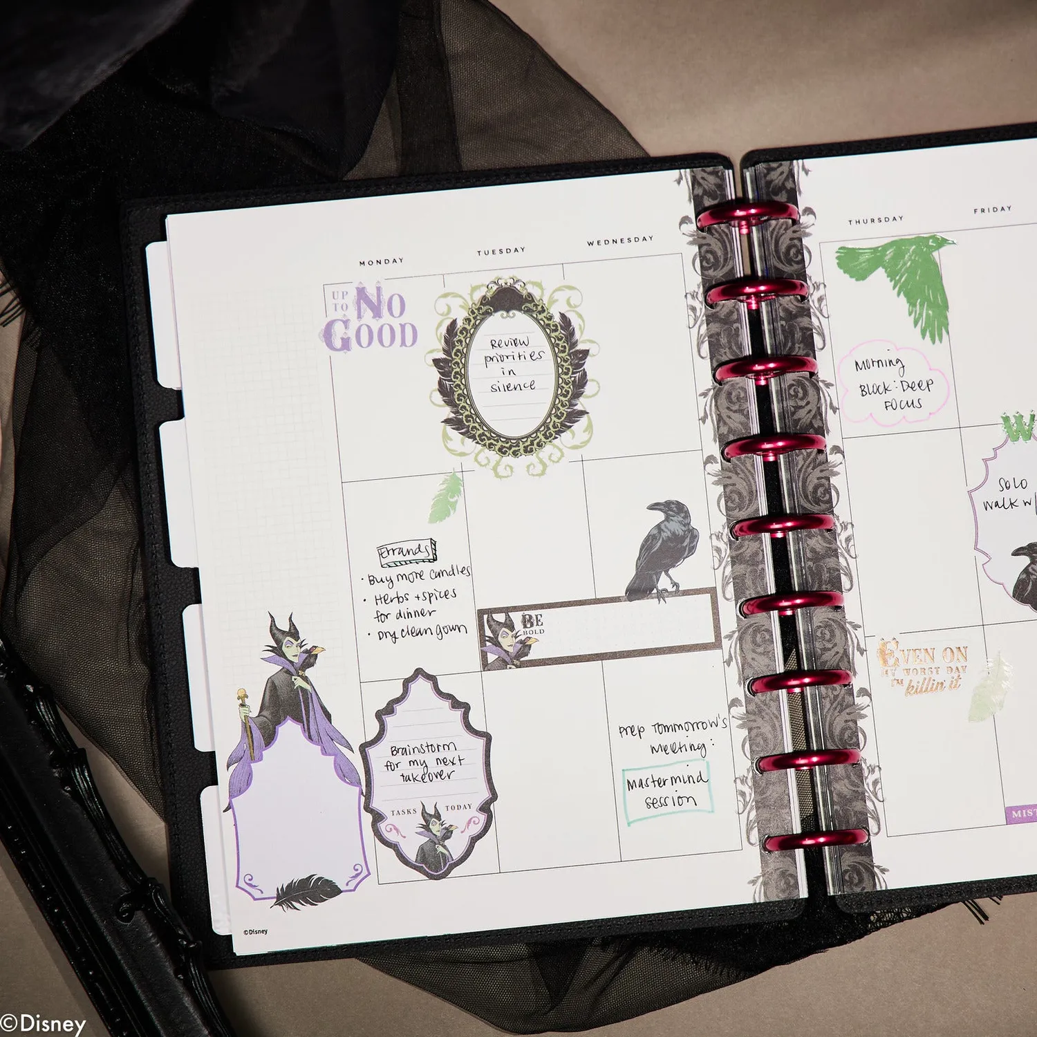 Happy Planner Disney Villains Be Happy Box coffret Classic vertical