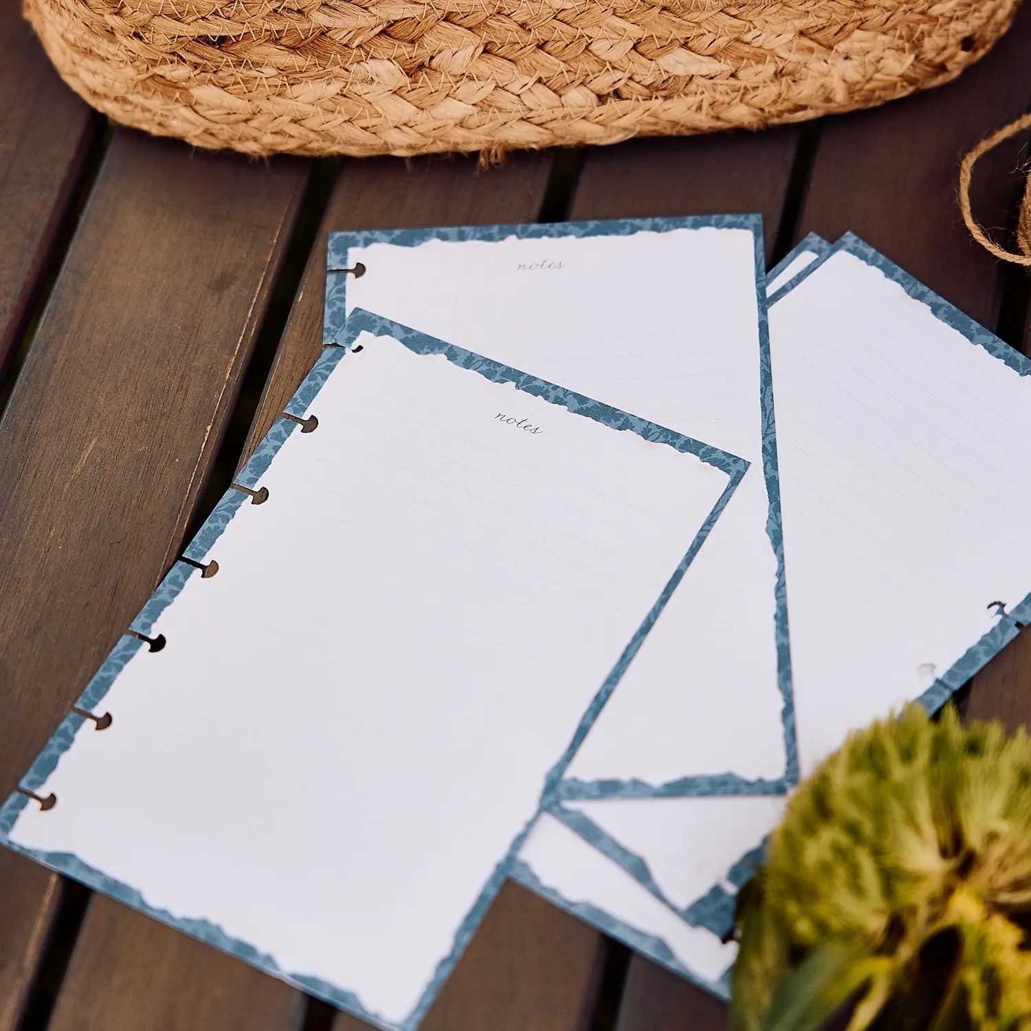 Happy Planner Shadow Fields recharge mini pointillés lignés 40 feuilles