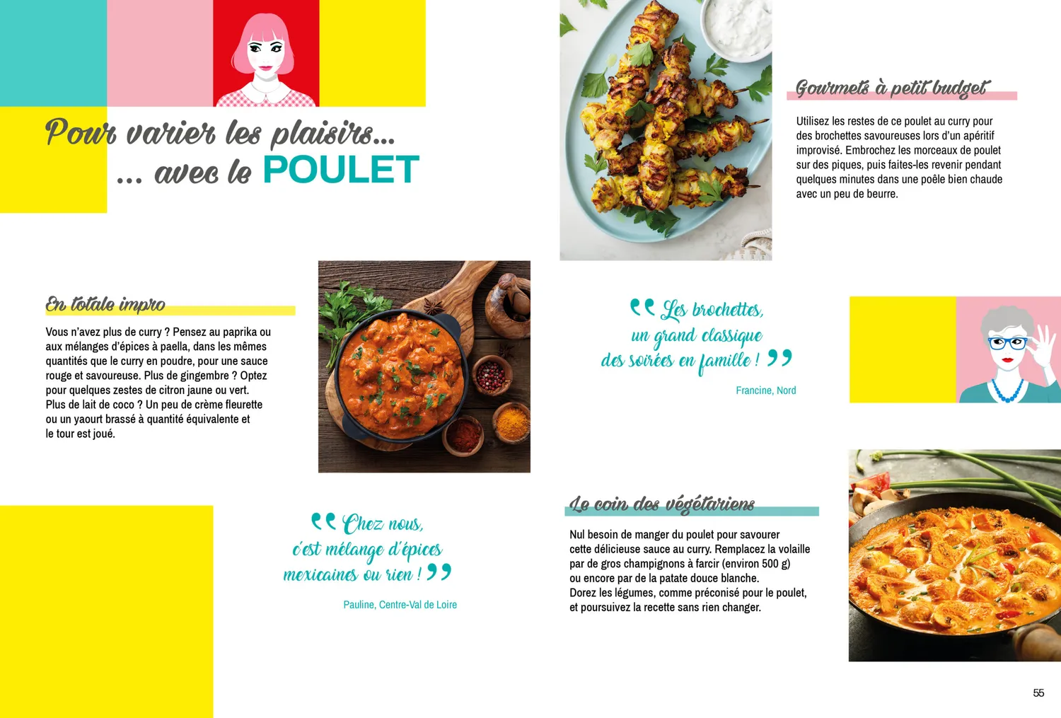 Frigobloc Recettes préférées des Français top chrono livre 85 recettes