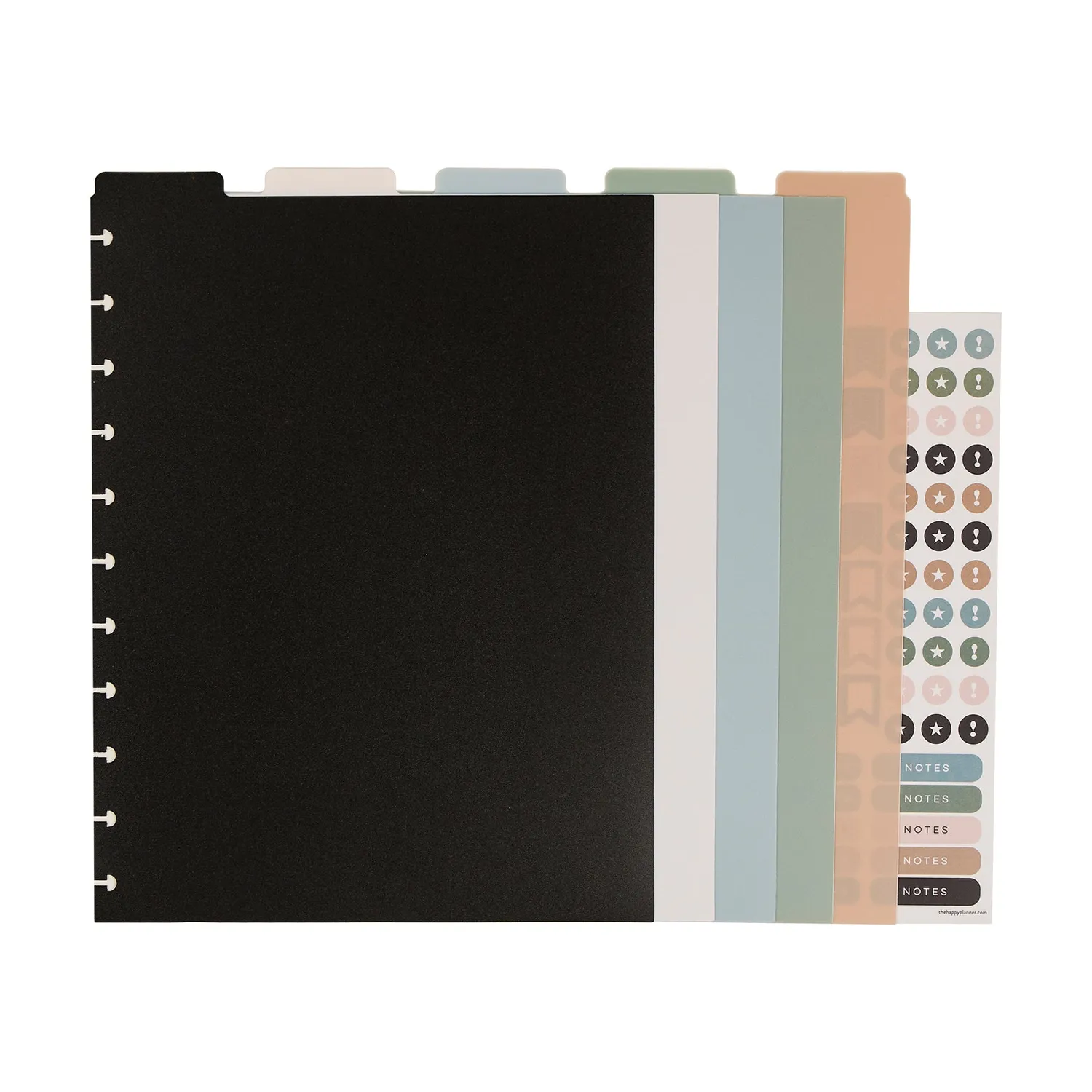 Happy Planner Neutrals intercalaires Big plastique lot 5 neutre