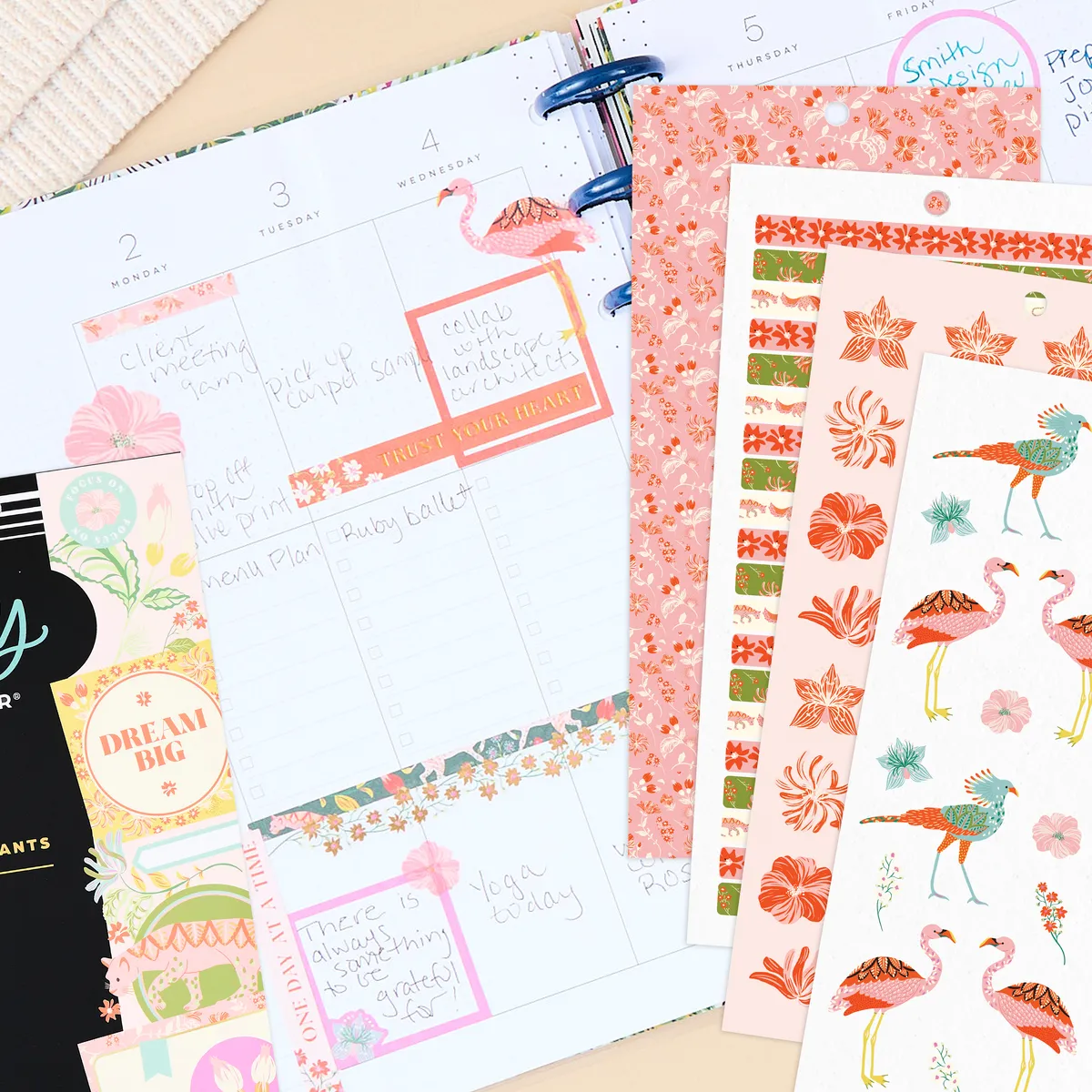 Happy Planner Lush Linens Value Pack autocollants 920 motifs