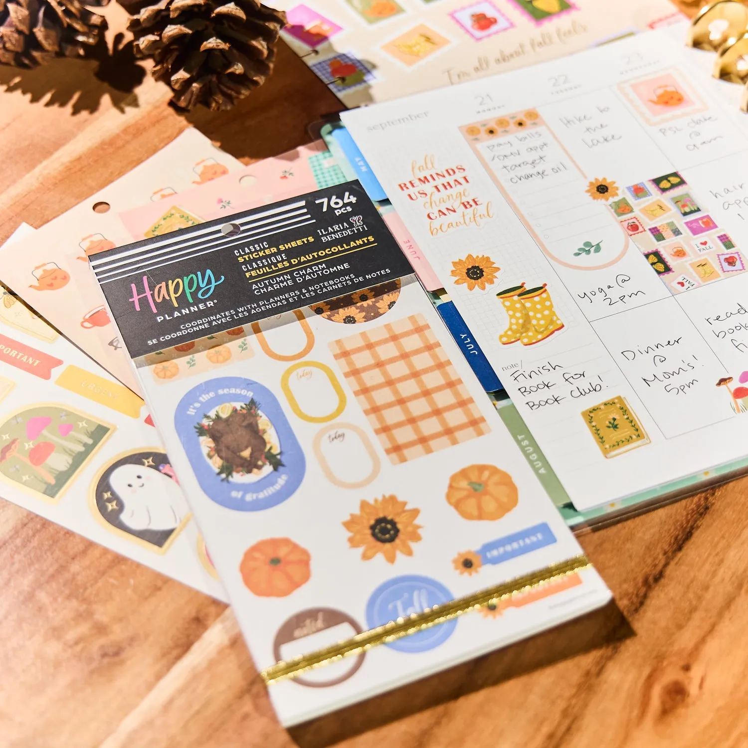 Me & my big ideas Autumn Charm autocollants Value Pack 764