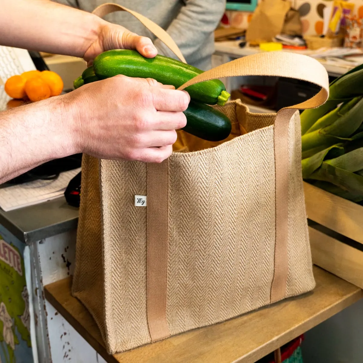 My365 sac cabas marché en textile réutilisable