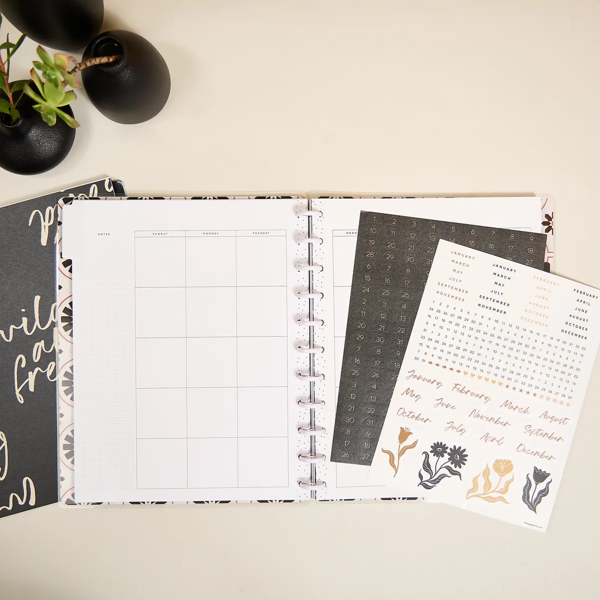 Happy Planner Modern Craft extension Big 6 mois horizontal