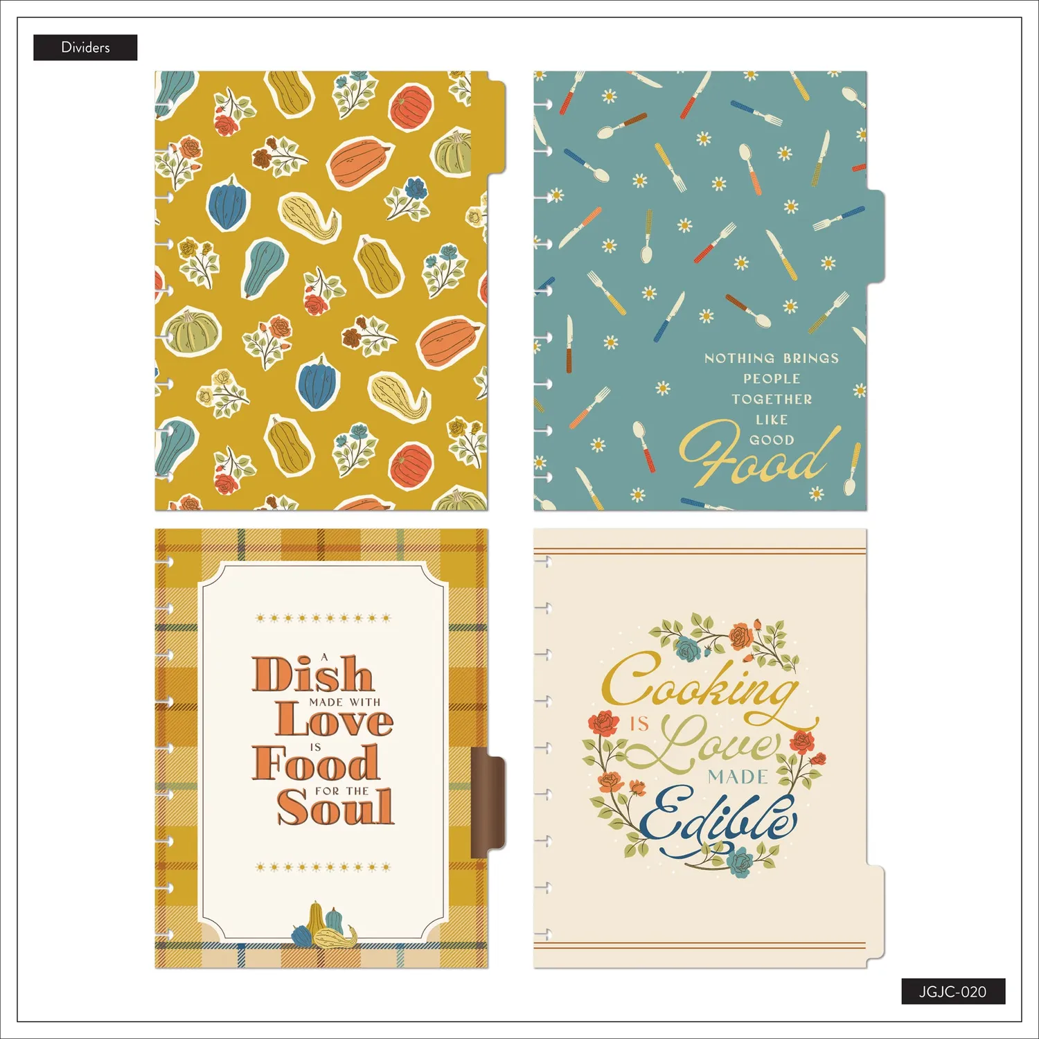 Me & my big ideas Fall Picnic journal recettes Classic 80 feuilles