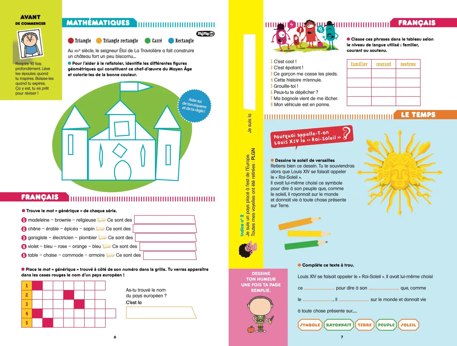 Frigobloc Les Incollables Cahier vacances 2026 CM1-CM2