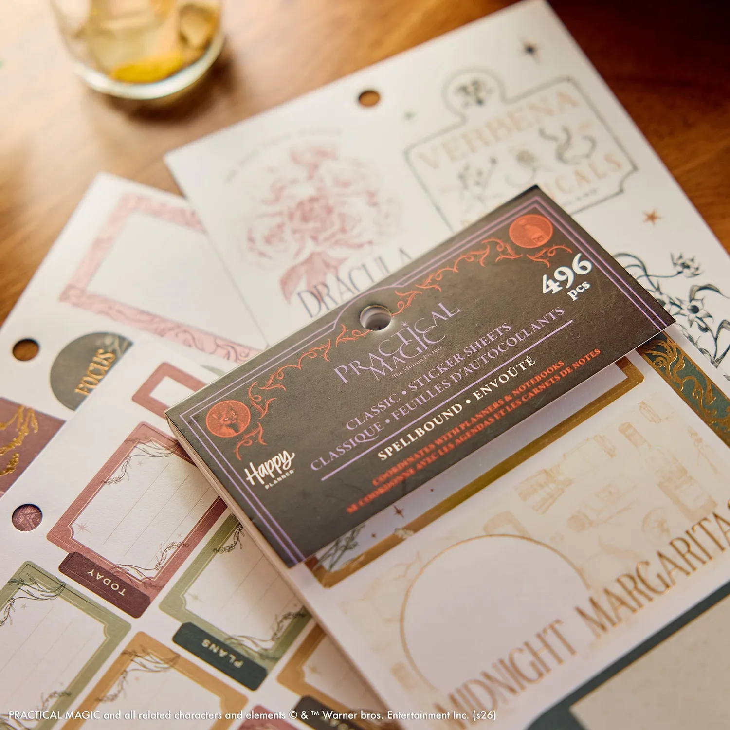 Happy Planner Practical Magic livre stickers céleste