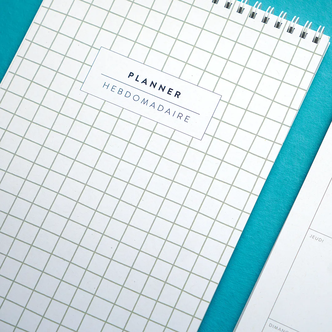My365 planner hebdomadaire non daté recyclé