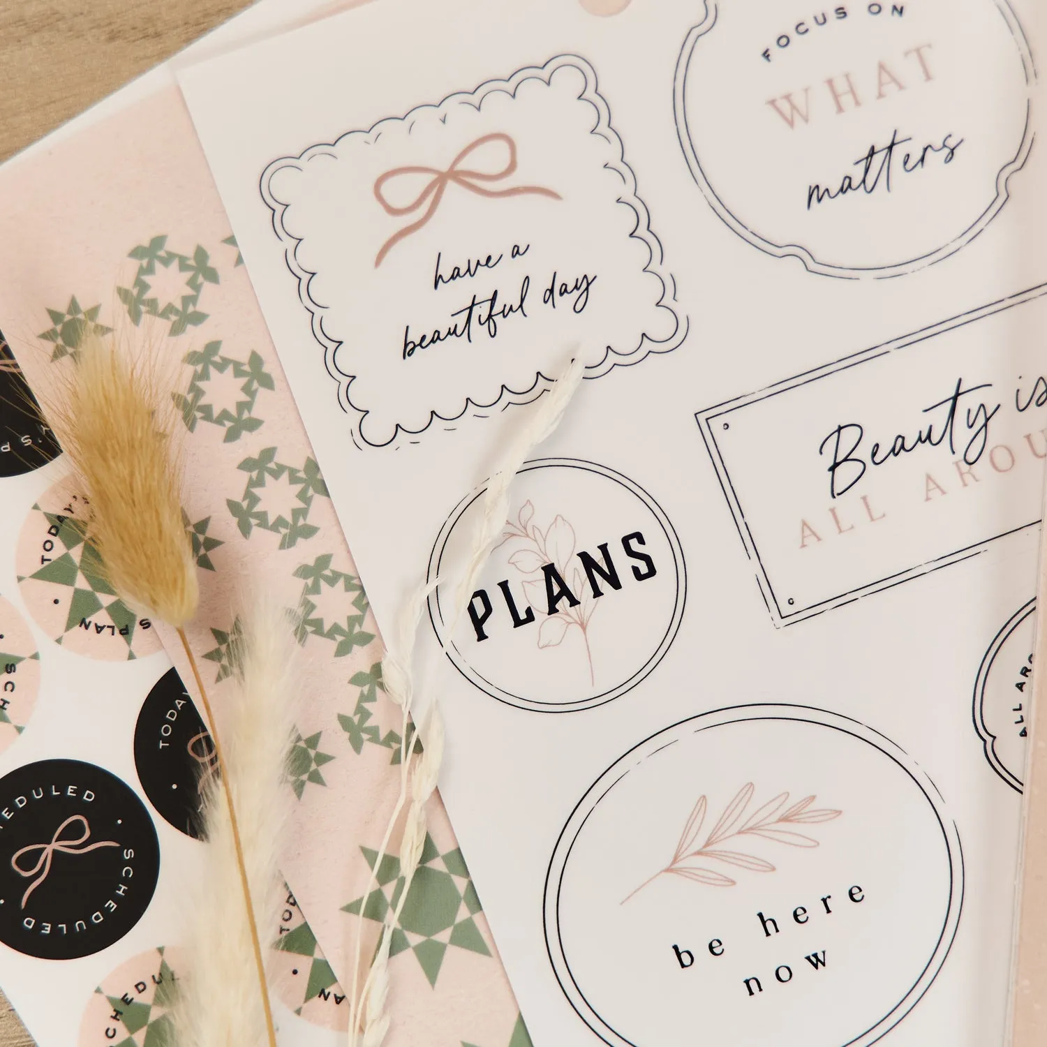 Happy Planner Heritage Charm mini stickers 938 pièces vintage