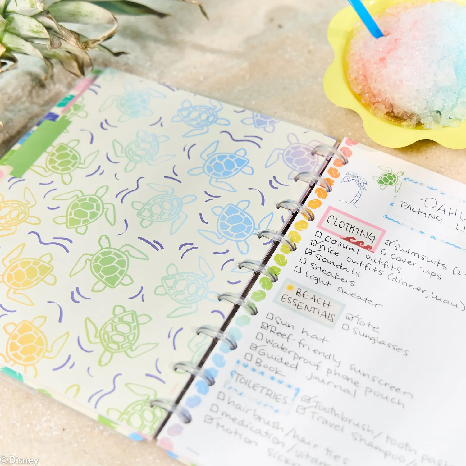 Happy Notes Disney Stitch carnet pointillé ligné 60 feuilles