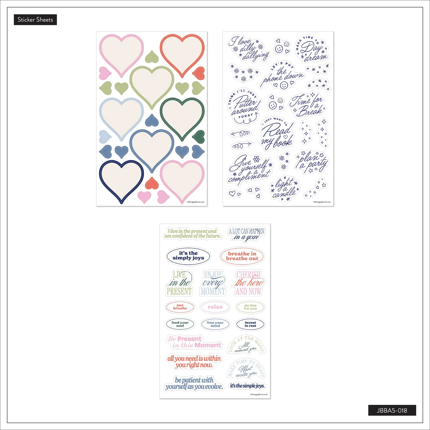 Happy Planner Screen Free Society journal relié pointillé ligné A5