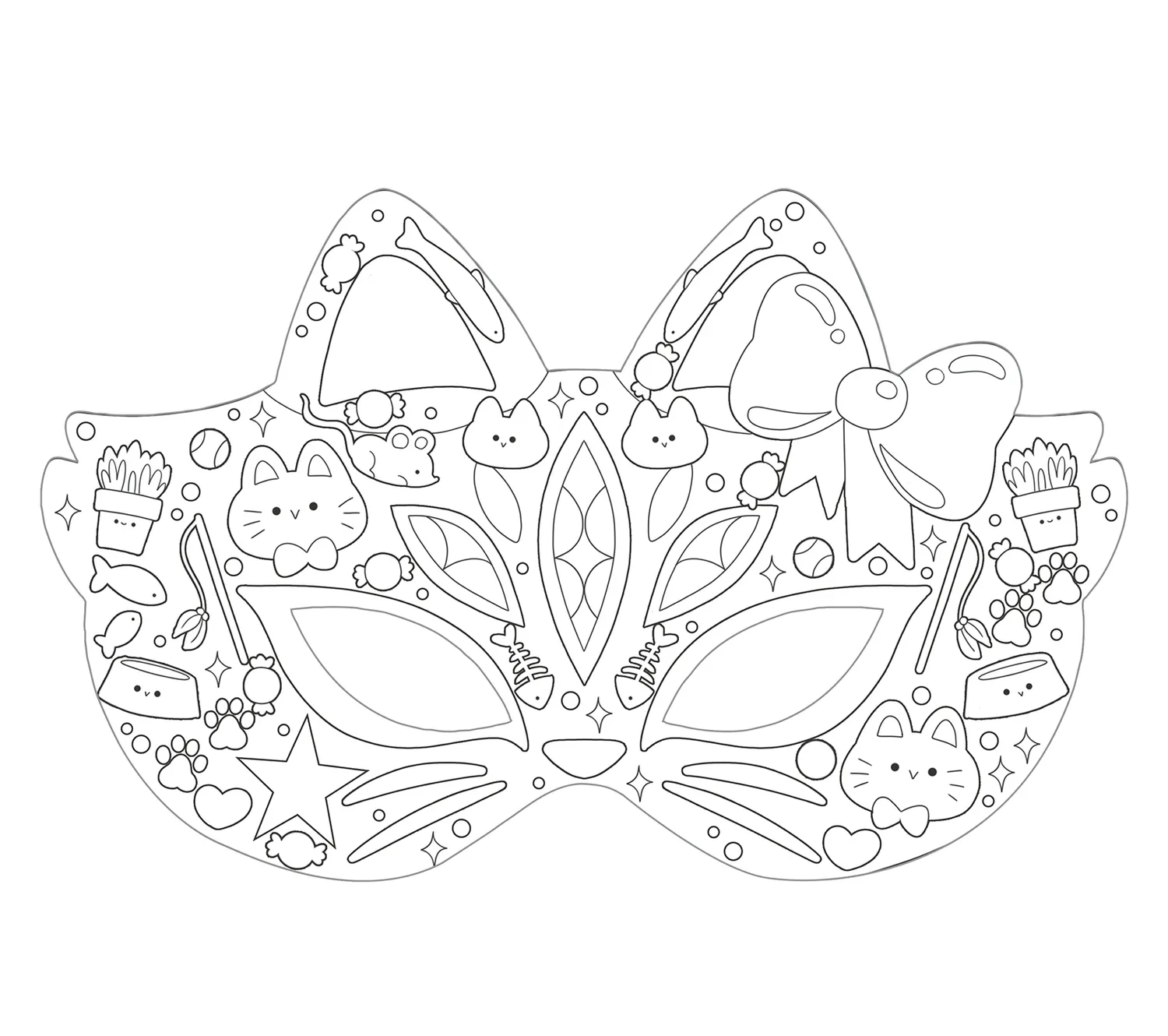 Mes masques en strass Animaux Kawaii nouvelle édition masques strass