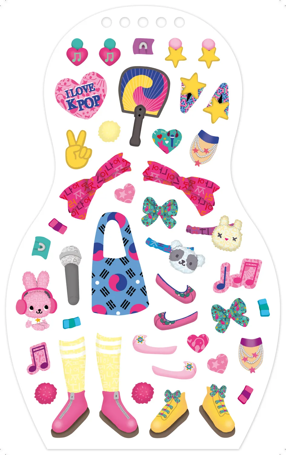 Minimiki Minji en Corée du Sud carnet créatif stickers