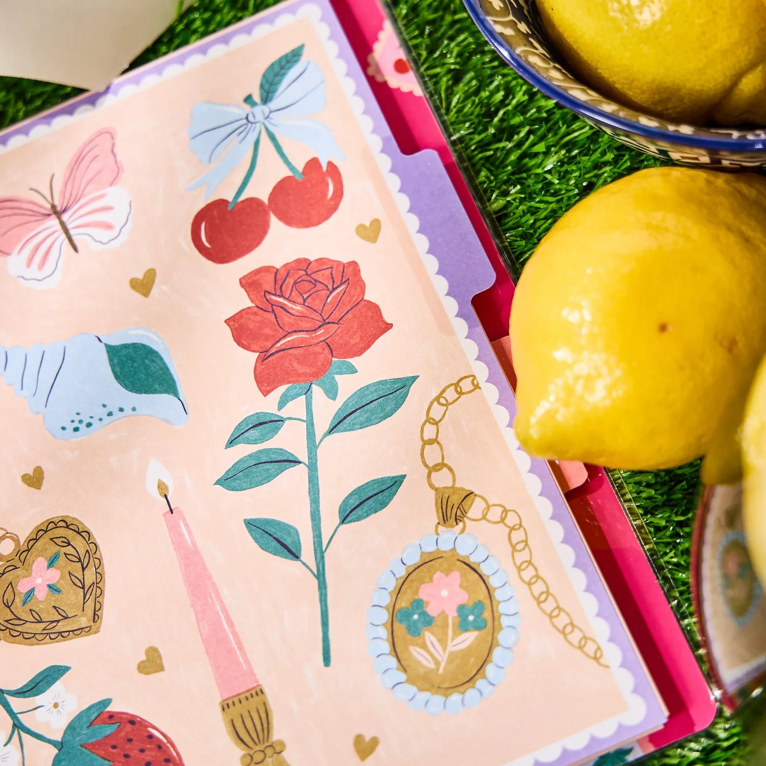 Happy Planner Happy Little Vibes Classic carnet pointillé 60 feuilles