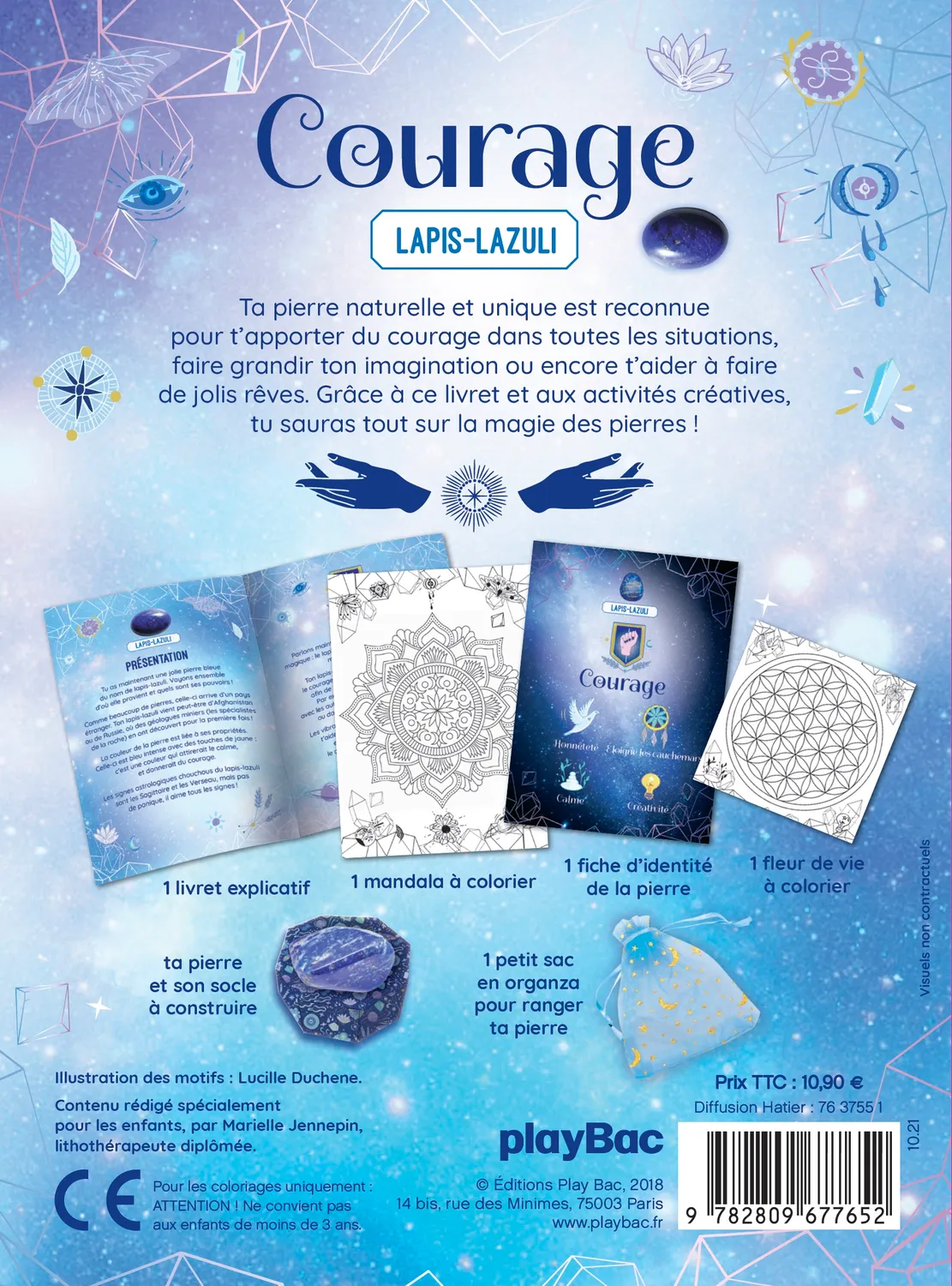 Frigobloc Magie des pierres Courage coffret lapis-lazuli