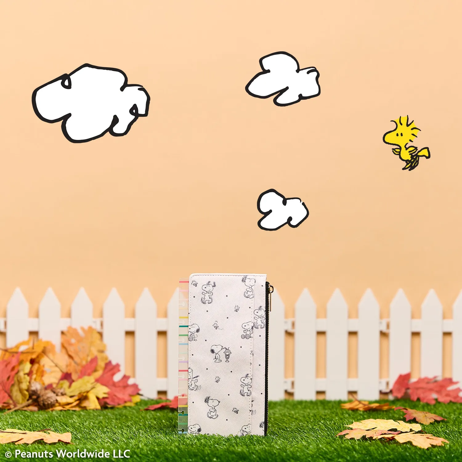Happy Planner Peanuts Snoopy porte-cartes Classic fermeture